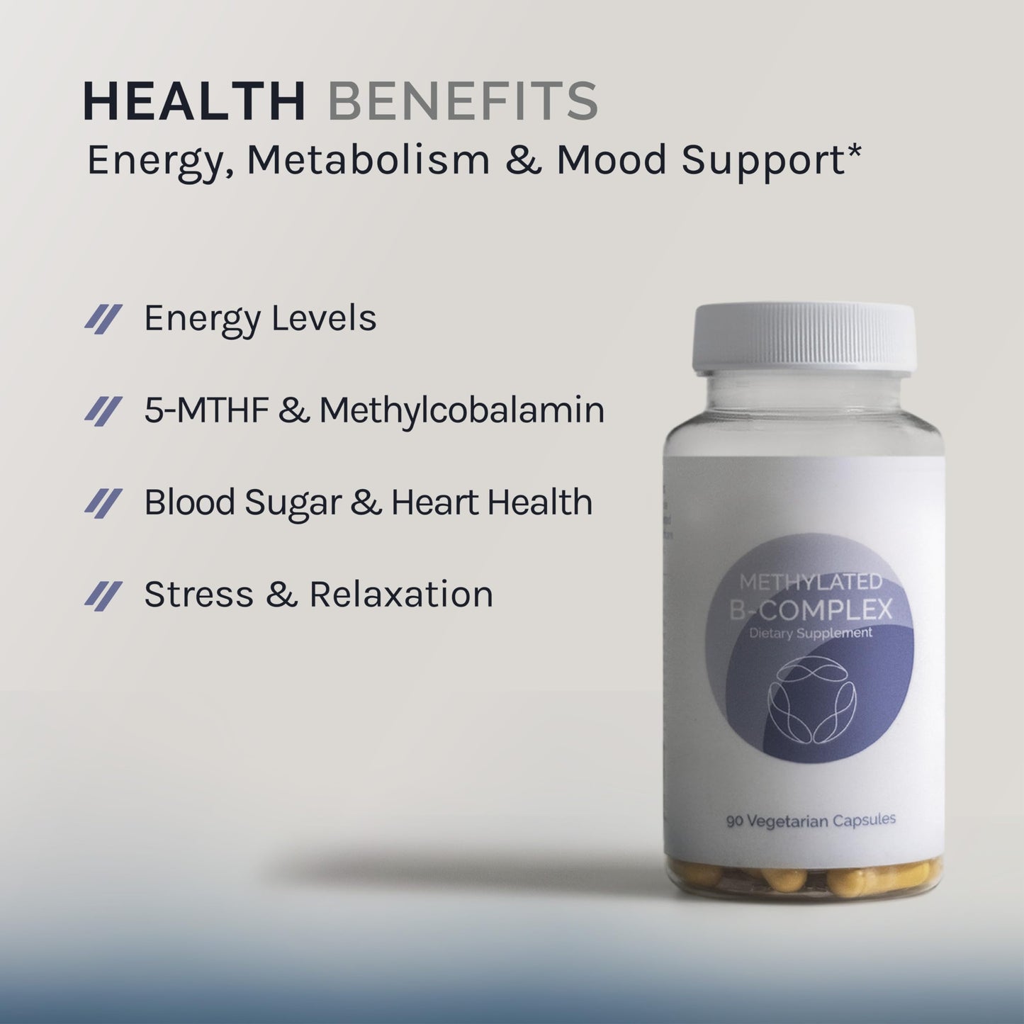 InfiniWell Methylated B Complex Capsules 90 Count