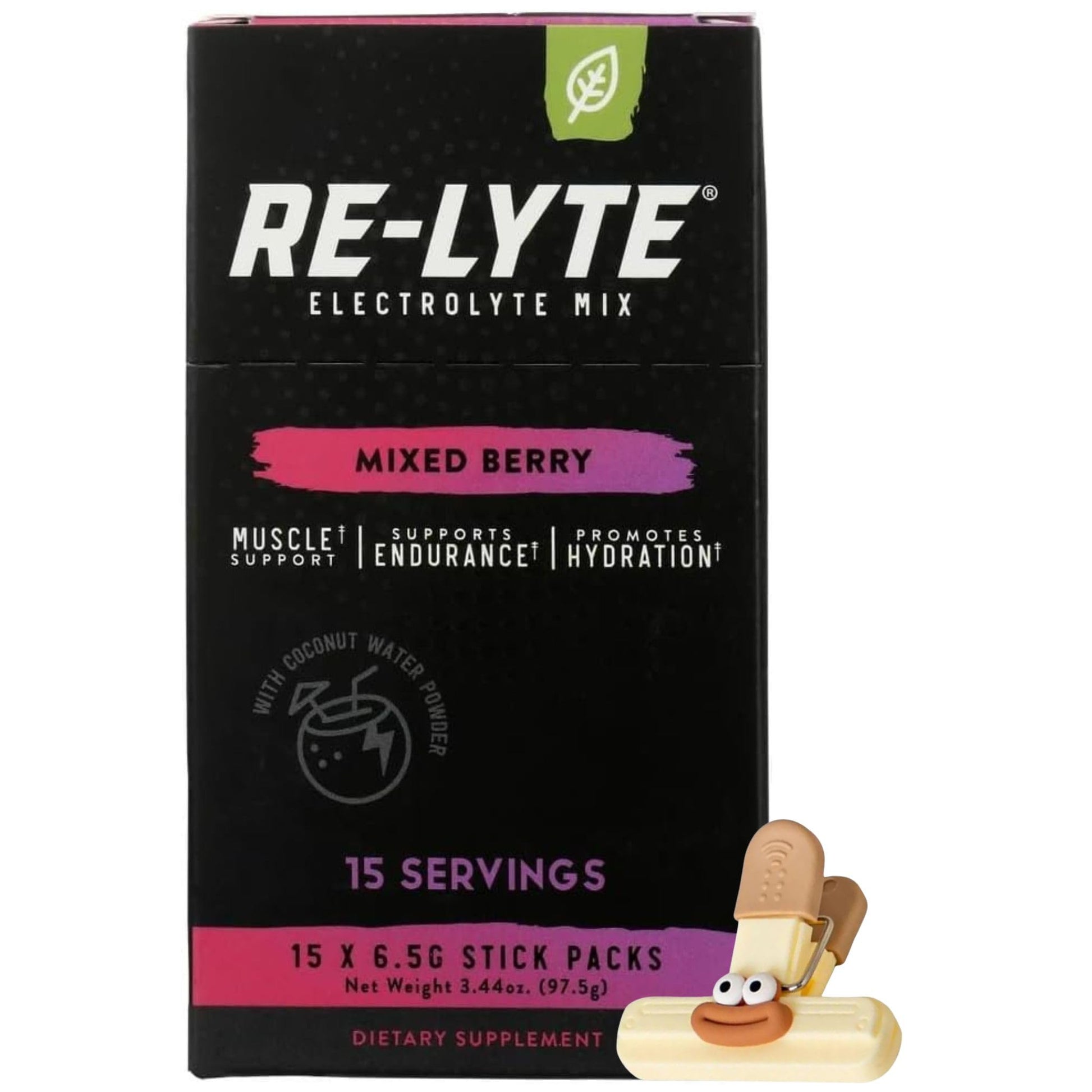 GROVE Relyte Electrolyte Mix Berry Powder 3.44 oz