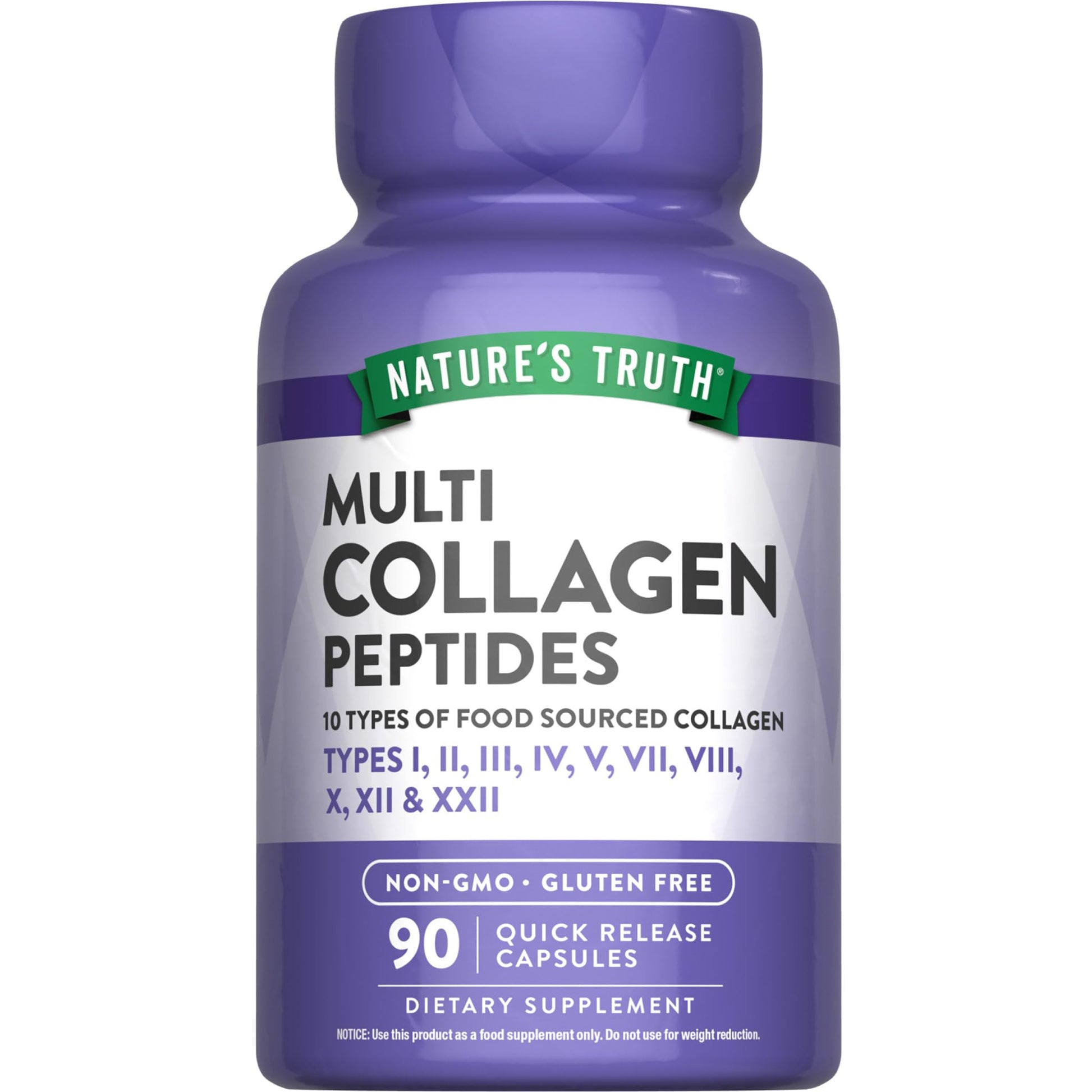 Nature's Truth Multi Collagen Peptides Capsules 90 Count