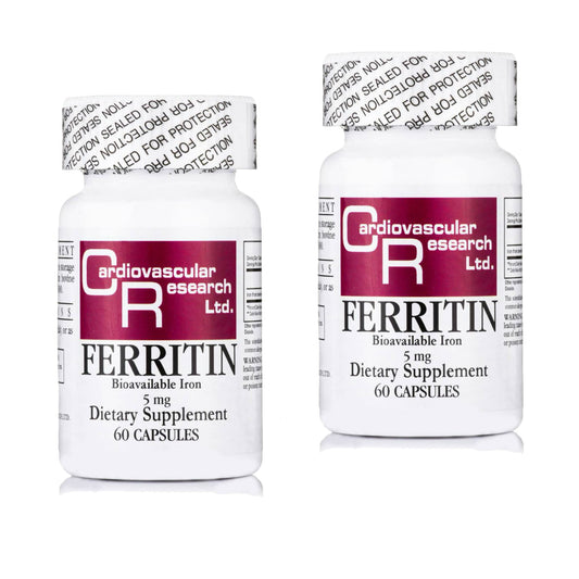 Cardiovascular Research Ferritin Iron Supplement 5 mg Capsule, 120 Capsules