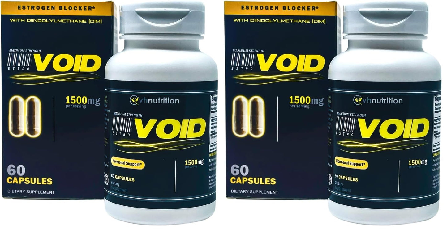 VH Nutrition ESTROVOID Estrogen Blocker for Men Capsule 120 Count