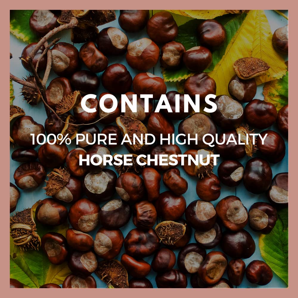 Remedy’s Nutrition Horse Chestnut Extract Aescin 20% - 1,000mg, 60 Vegan Capsules
