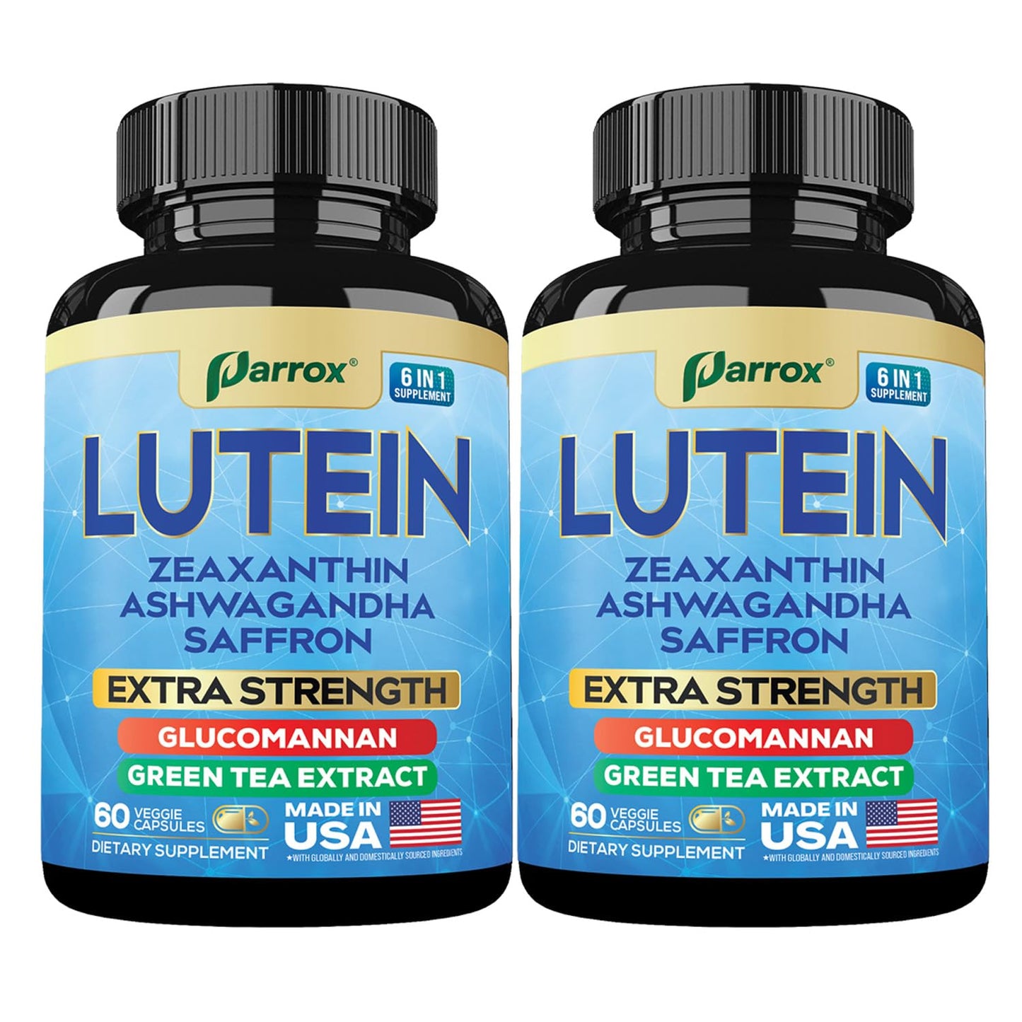 Parrox Lutein Supplement with Zeaxanthin Capsules 120 Capsules