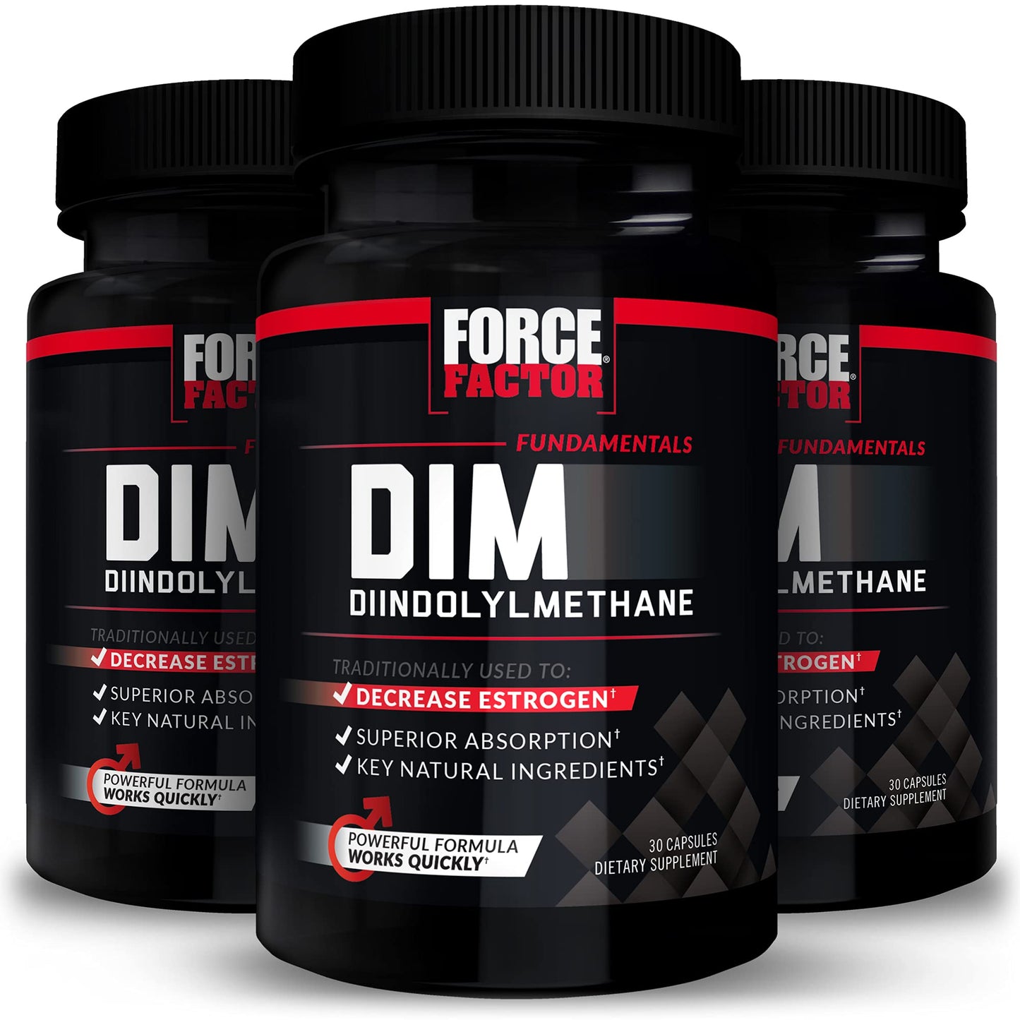 Force Factor DIM 300mg Diindolylmethane, 90 Capsules