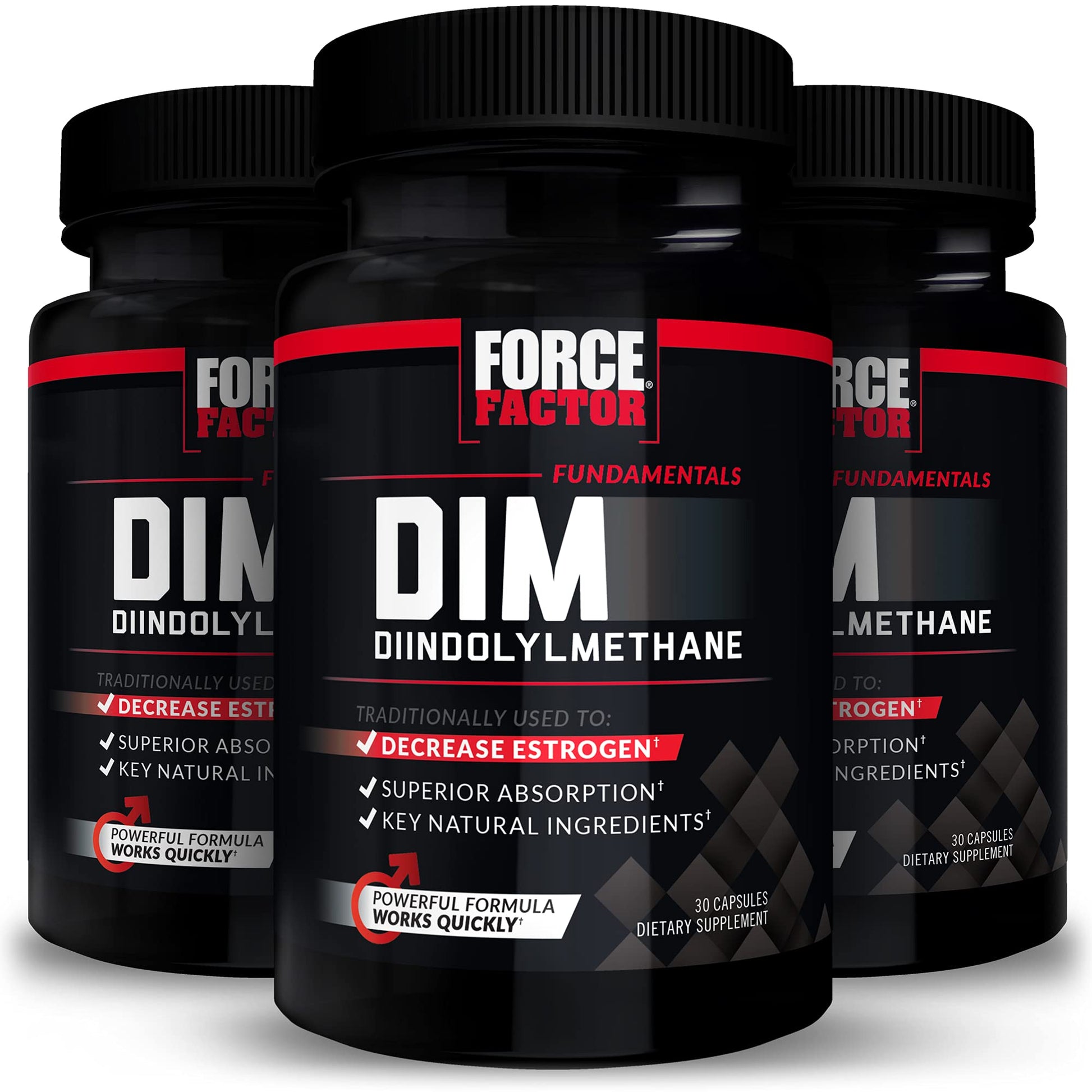 Force Factor DIM 300mg Diindolylmethane Capsules, 90 Capsules