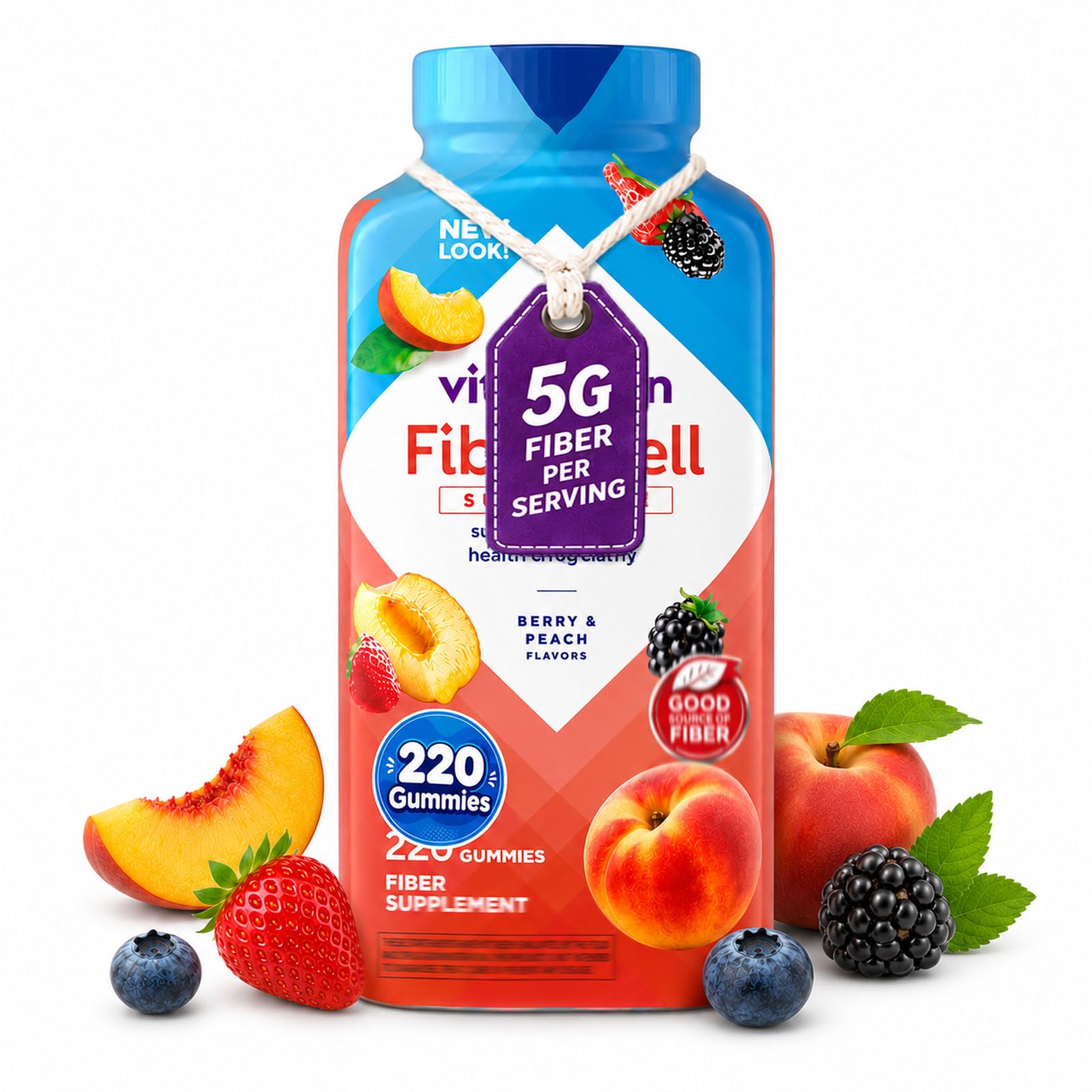 LEROCITY Fiber Well Gummies, 220 Count