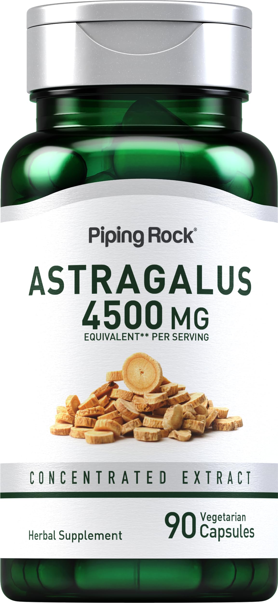 Piping Rock Astragalus Root Extract Capsule 90 Count
