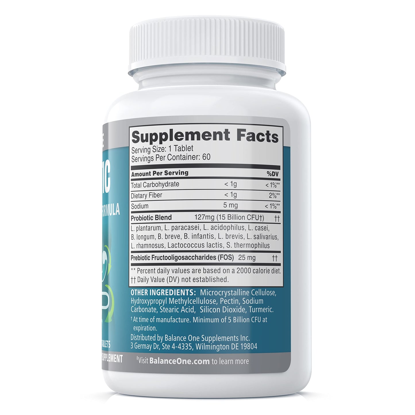 Balance ONE 4-in-1 Bundle Probiotic, CandAssist, Liver One & SerraDefend, 15 Billion CFU Time-Release Probiotic, Delayed-Release Capsules, 270 Capsules