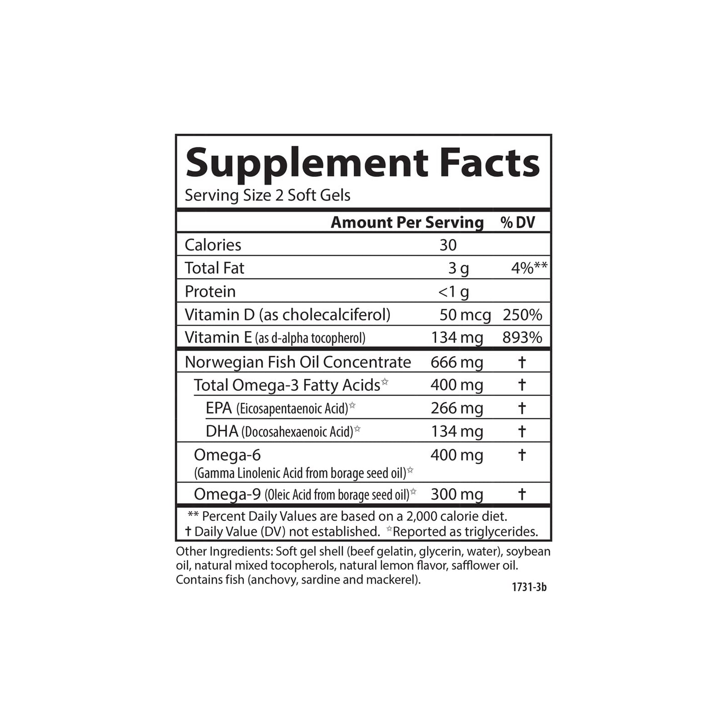 Carlson Omega Complete Gems Softgels 90