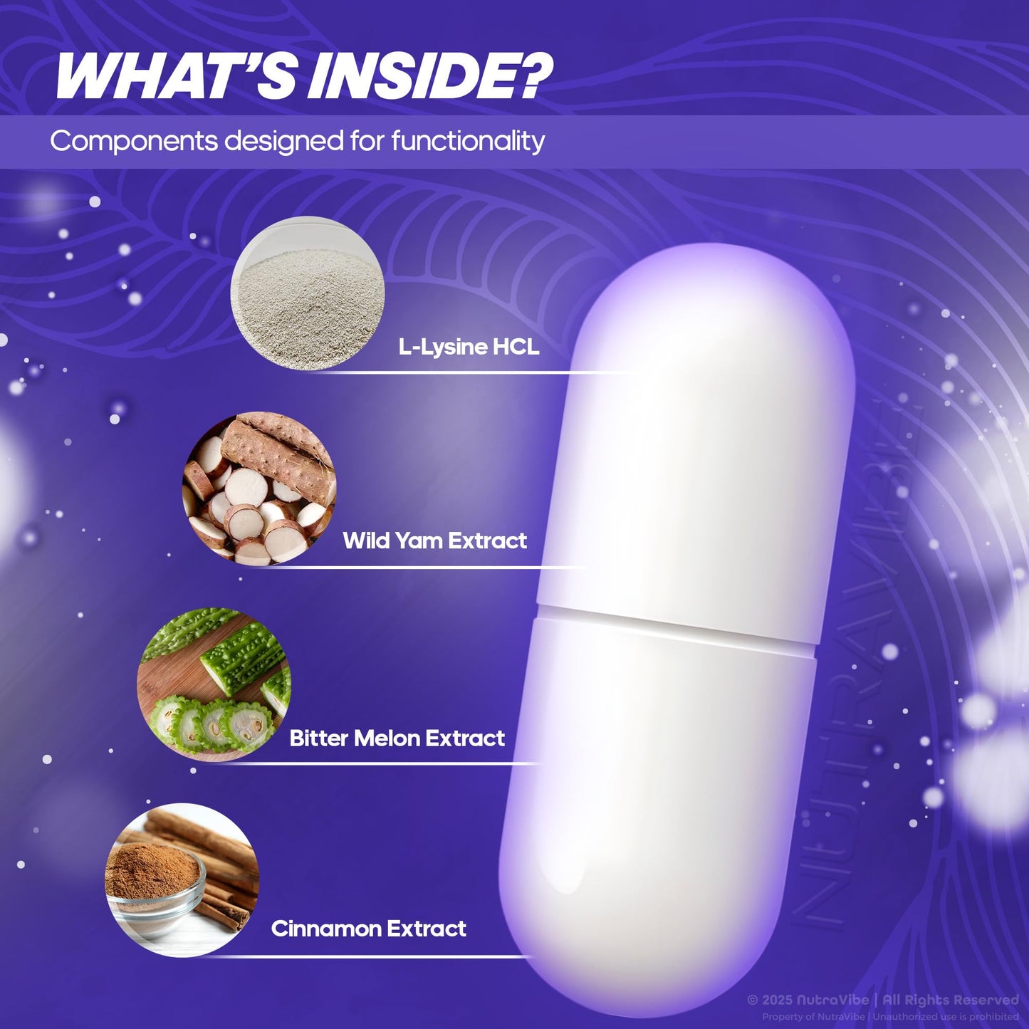 NutraVibe Marobrain Memory Supplement 120 Capsules