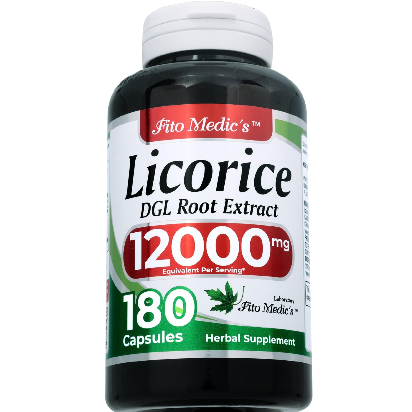 FITO MEDIC'S Licorice Root Capsule, 180 Capsules