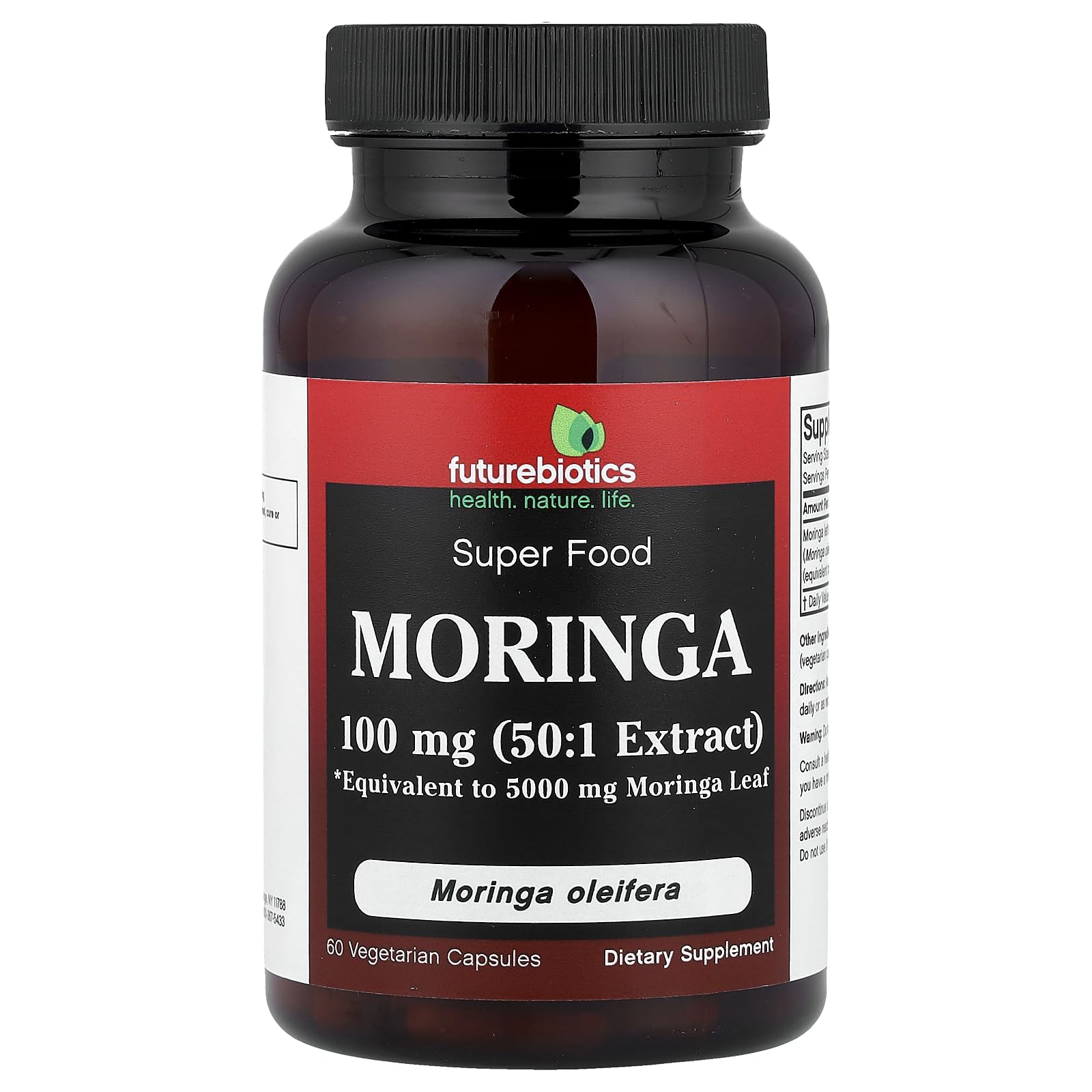 Futurebiotics Moringa 5000mg Capsules, 60 Capsules
