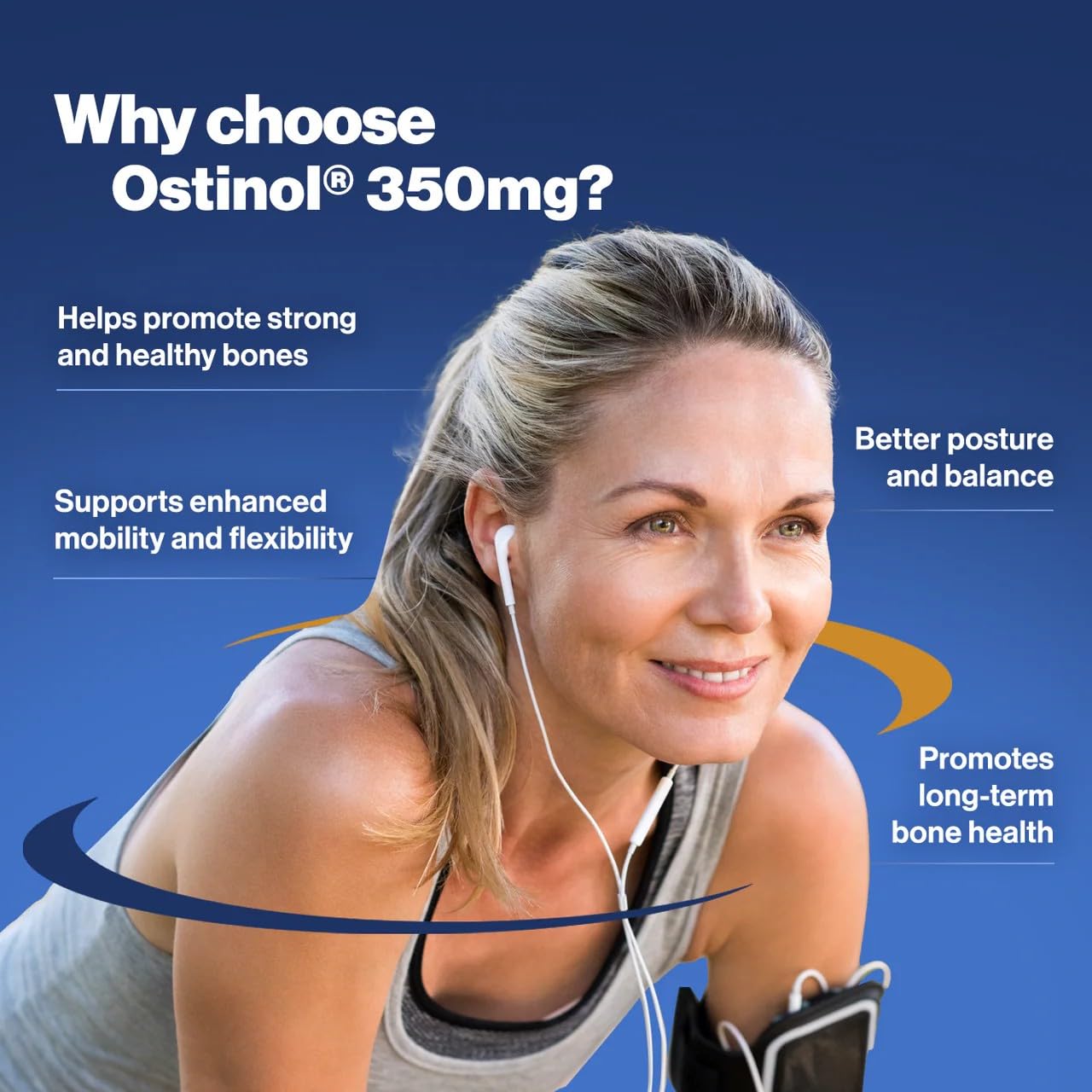 ZYCAL Ostinol Standard 350mg - Bone & Joint Supplement, Capsules, 30 Count