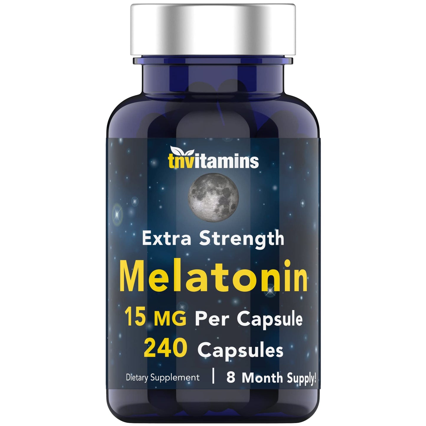 tnvitamins Melatonin 15 mg Capsule, 240 Count