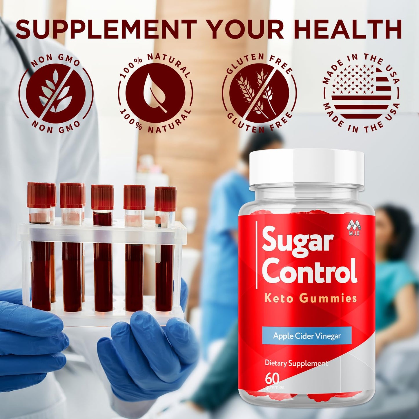 MJO SugarControl Keto Gummies Gummy 300 Gummies