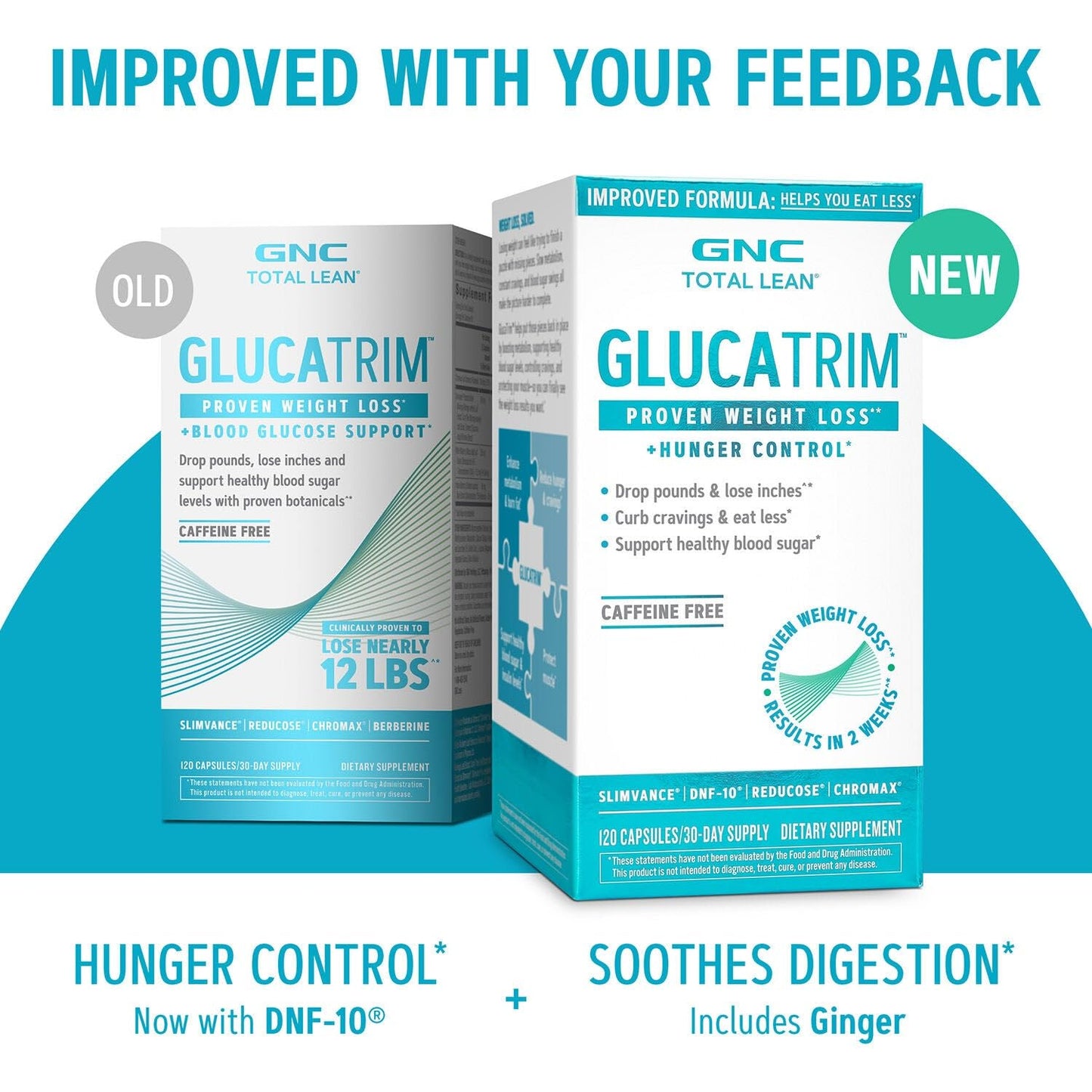 GNC Total Lean GlucaTrim Capsule 120 Count