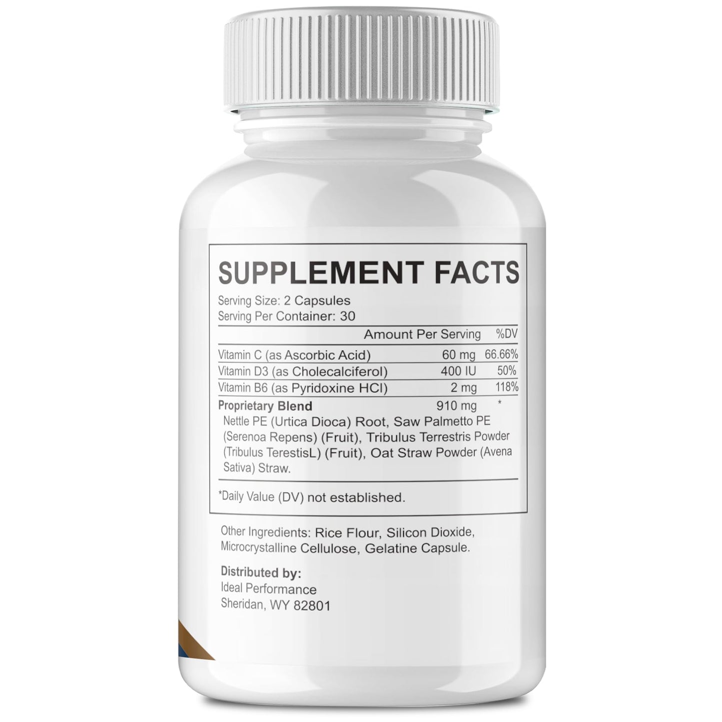 Ideal Performance Flow Revive Prostate Supplement Capsules, 60 Capsules
