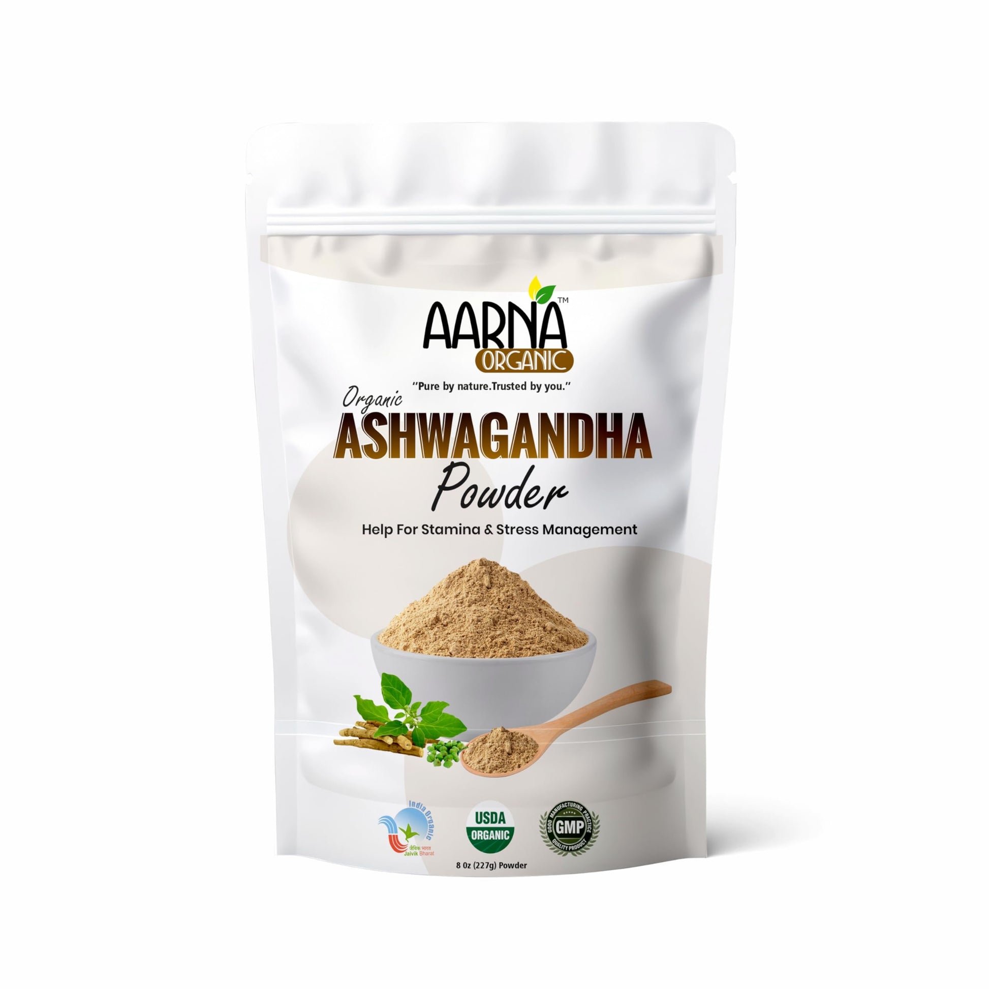 AARNA ORGANIC Ashwagandha Powder 8 Ounce