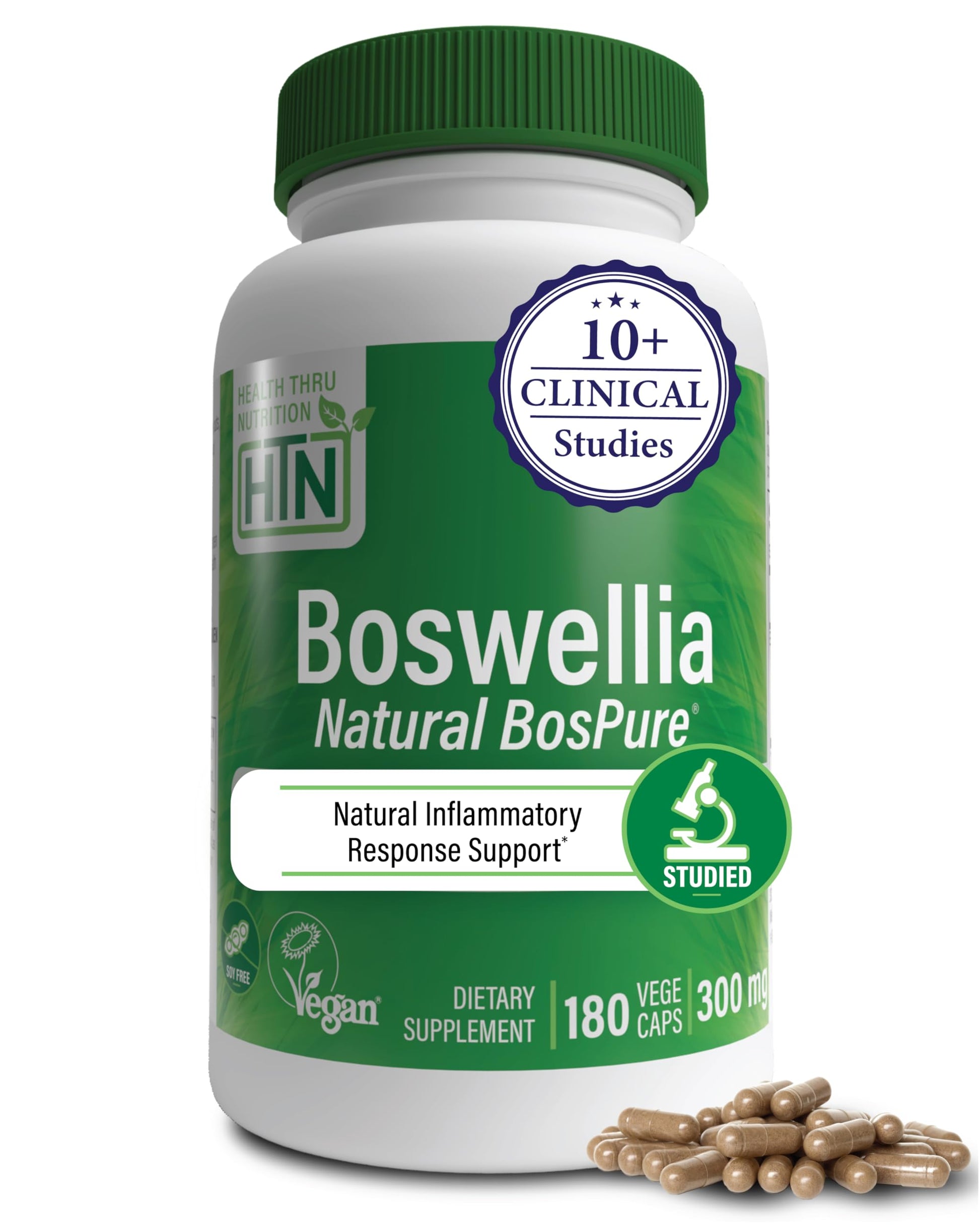 Health Thru Nutrition Boswellia 300mg Capsules, 180 Count