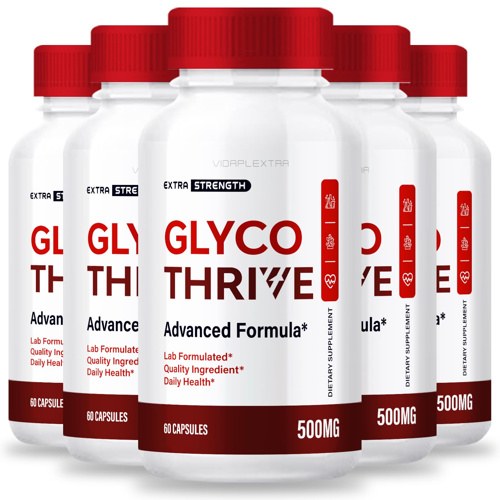 VIDAPLEXTRA Glyco Thrive Capsules, 300 Capsules
