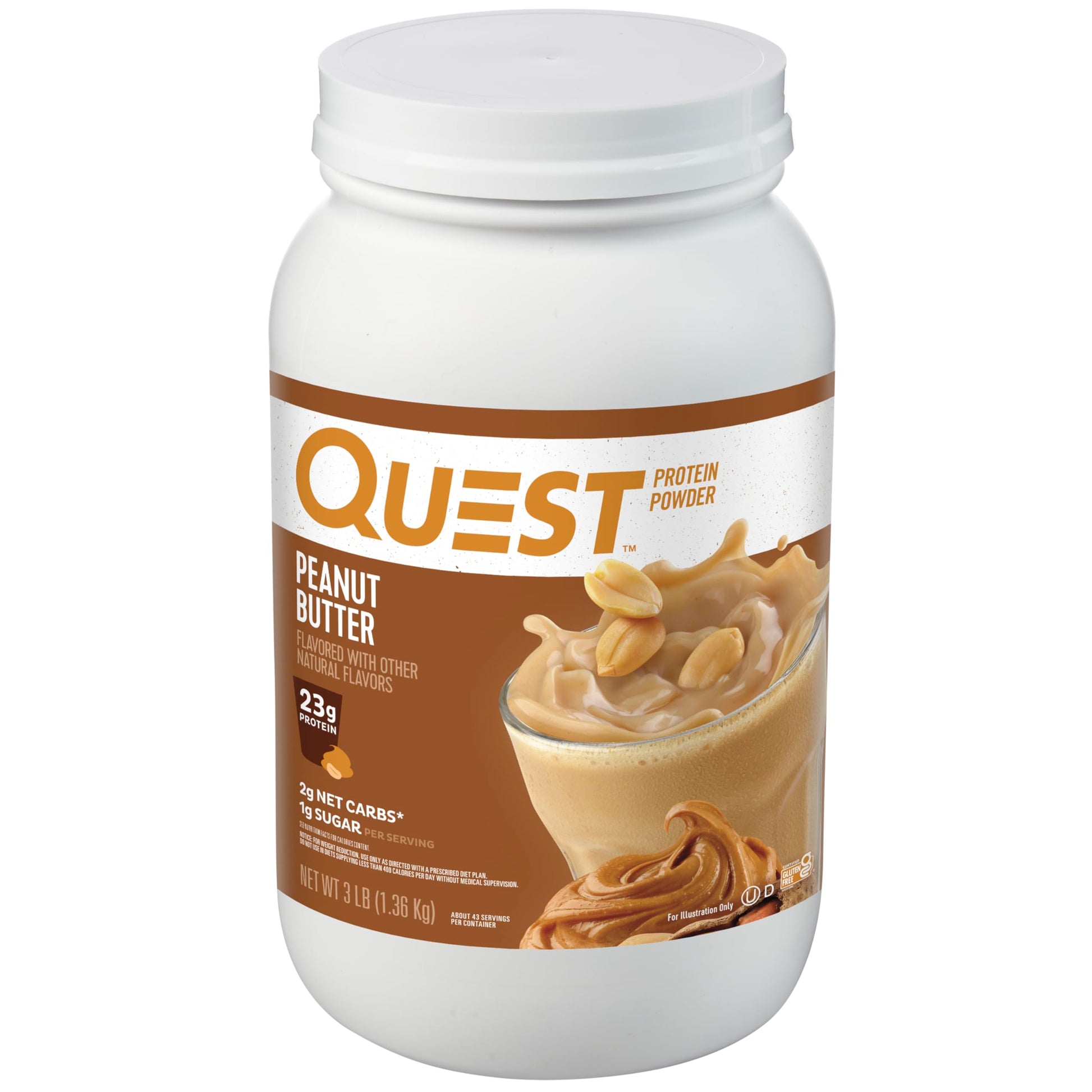 Quest Peanut Butter Protein Powder 48 Servings