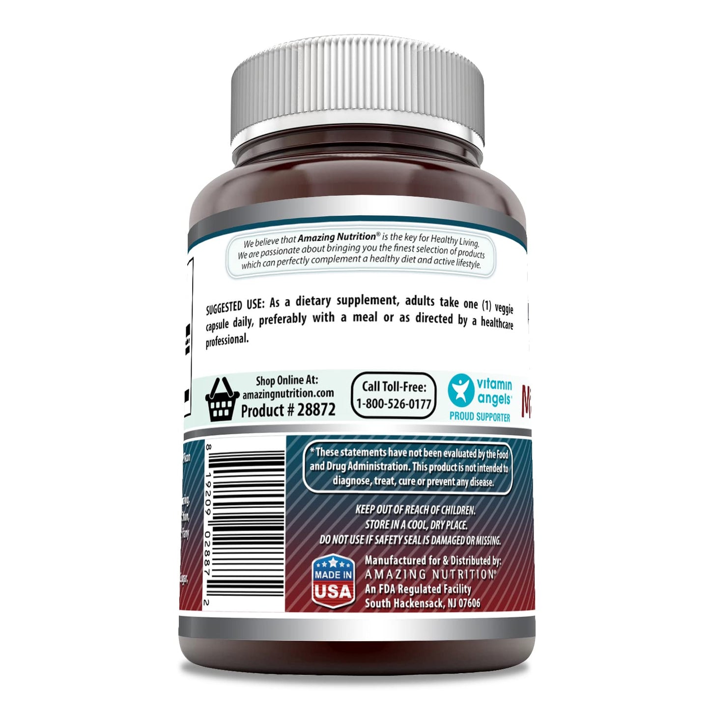 Amazing Nutrition Micronized DHEA Supplement Capsule 180 Count