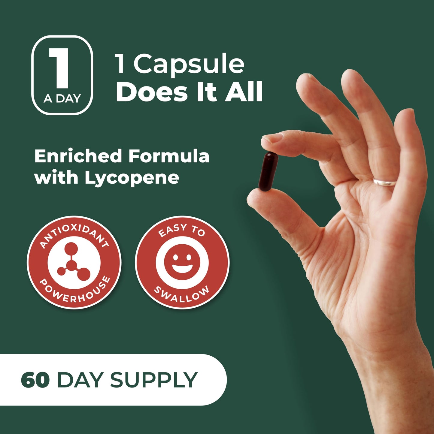 PurePremium Supplements Astaxanthin 24mg with Lycopene 50mg Capsule, 60 Count