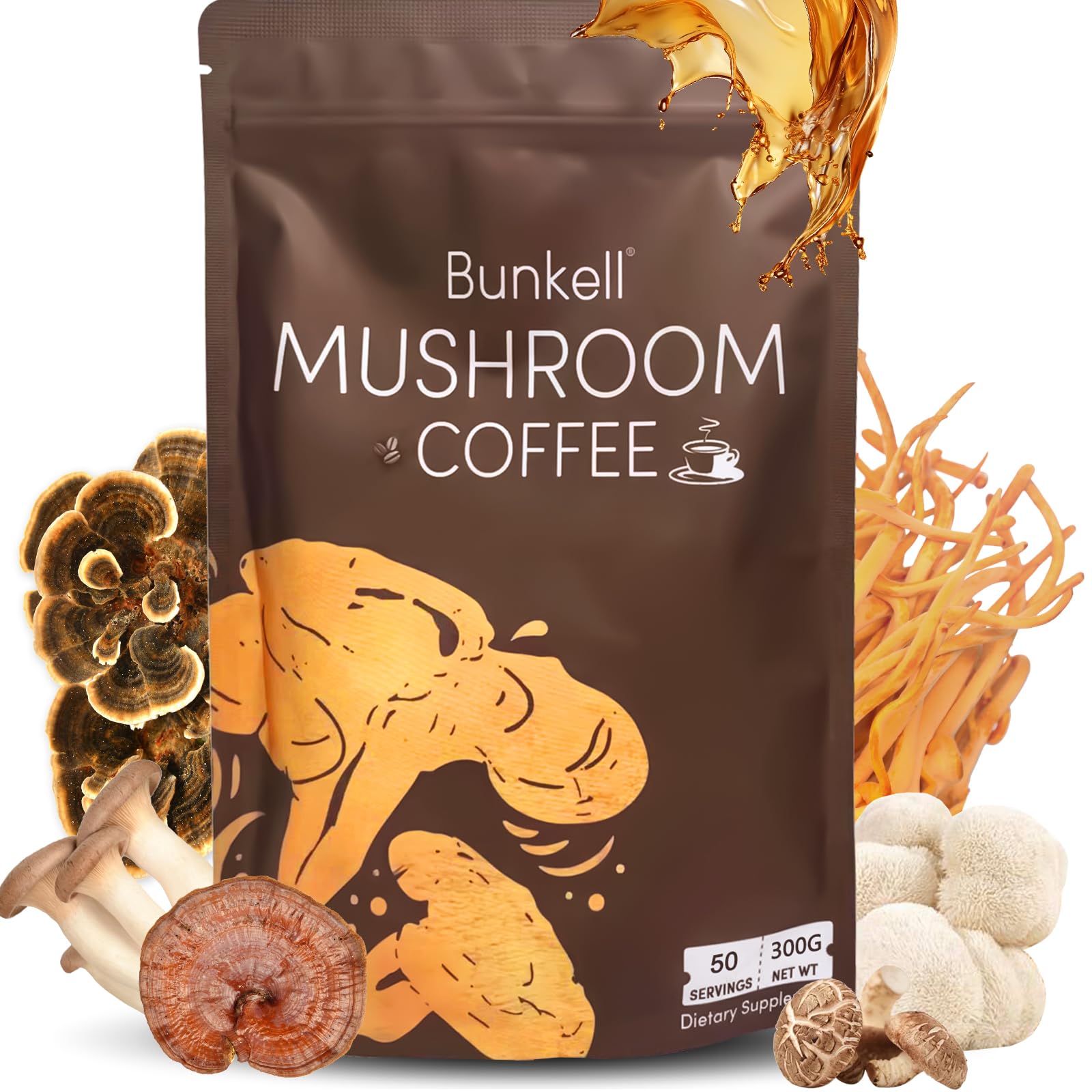 Bunkell Mushroom Coffee Powder 10.58 oz