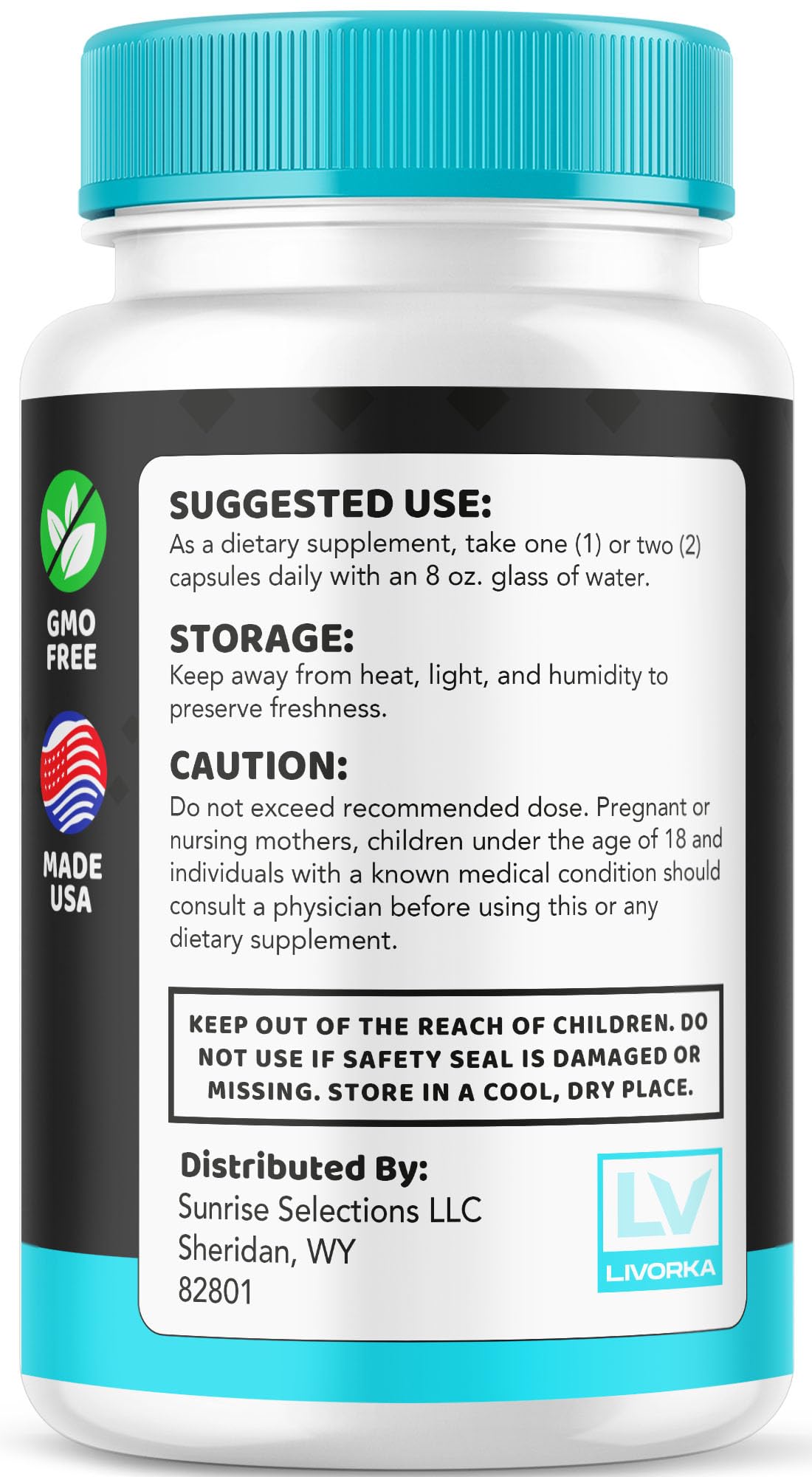 LIVORKA Health Charm Capsules, 180 Capsules