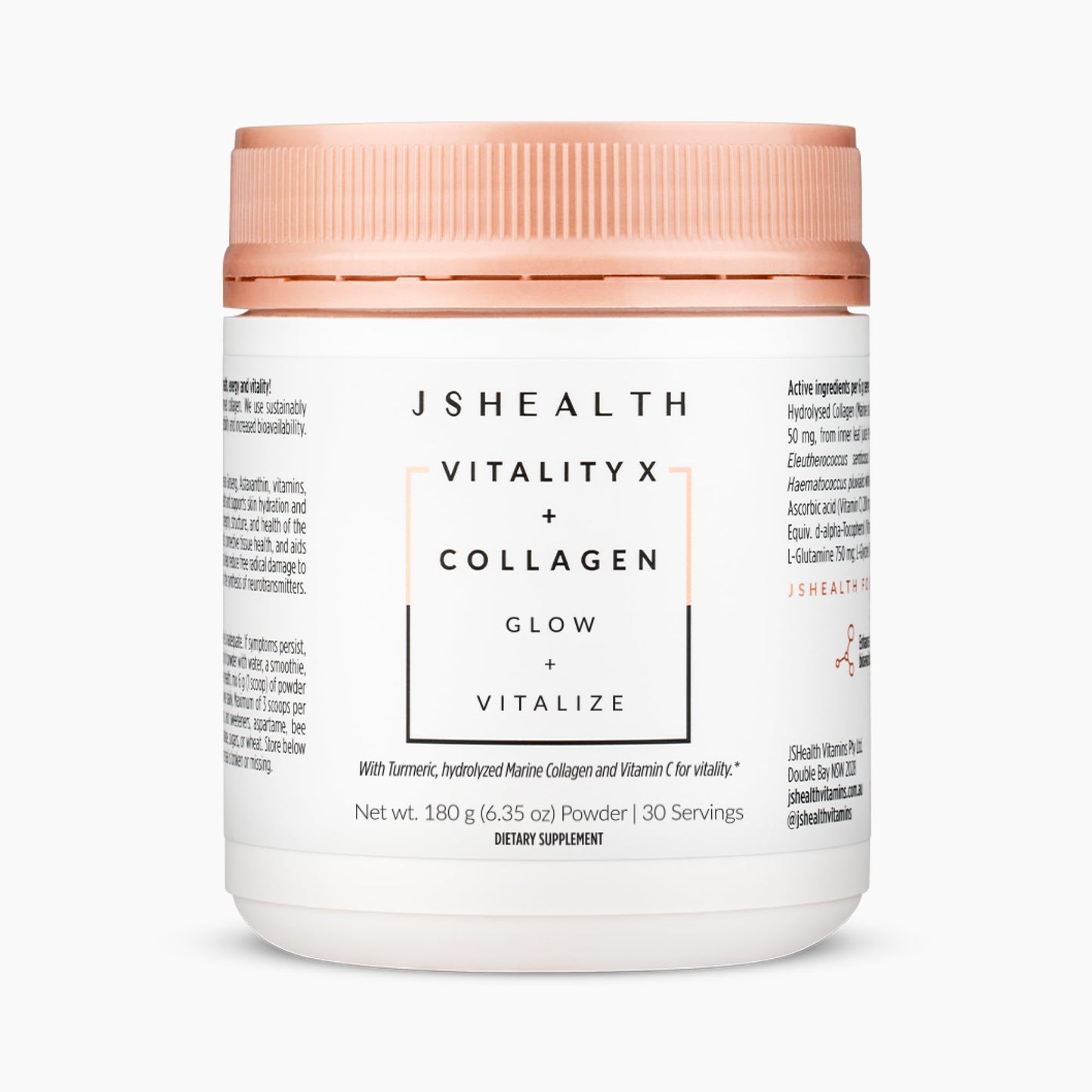 JSHealth Marine Collagen Powder for Women 6.35 oz
