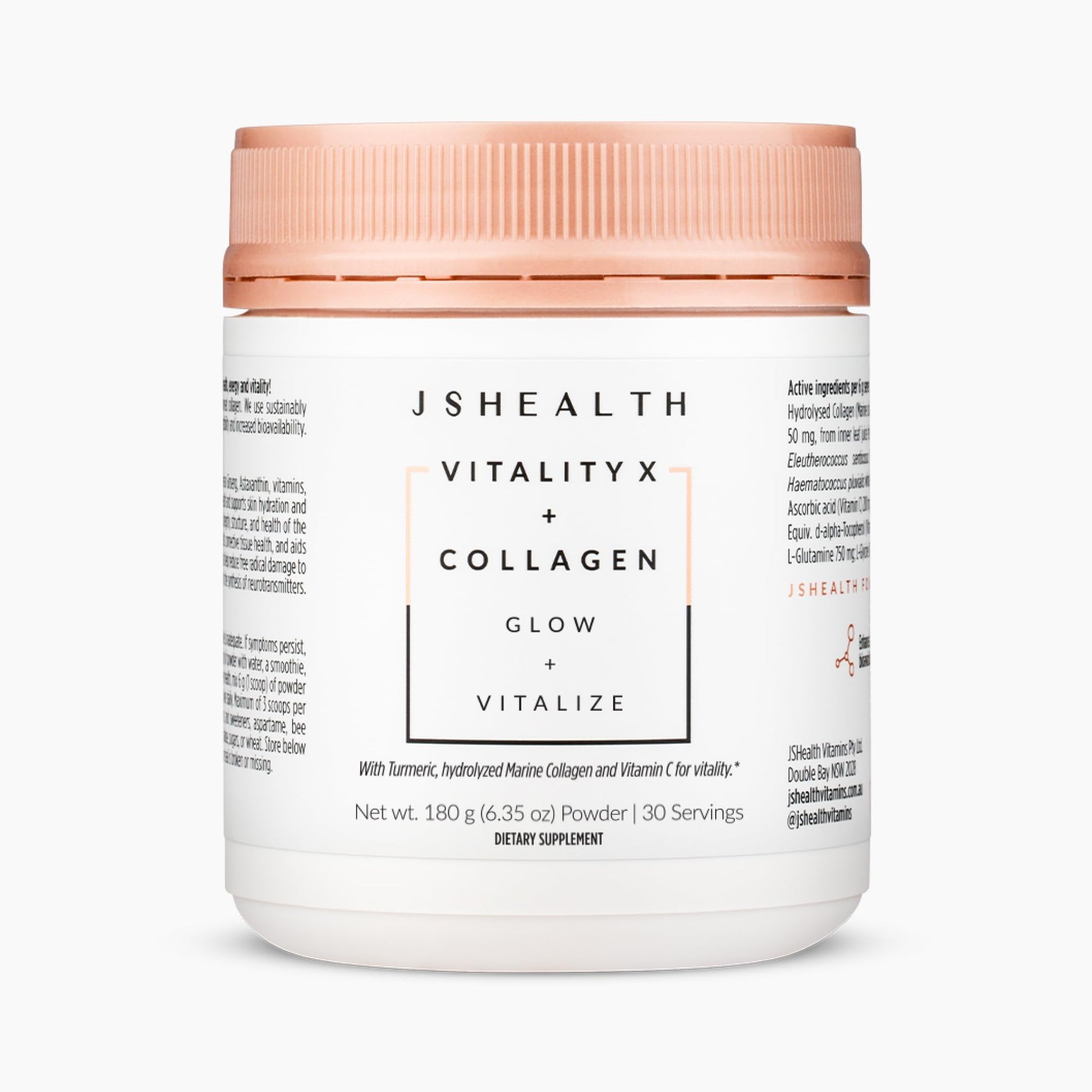 JSHealth Marine Collagen Powder for Women 6.35 oz
