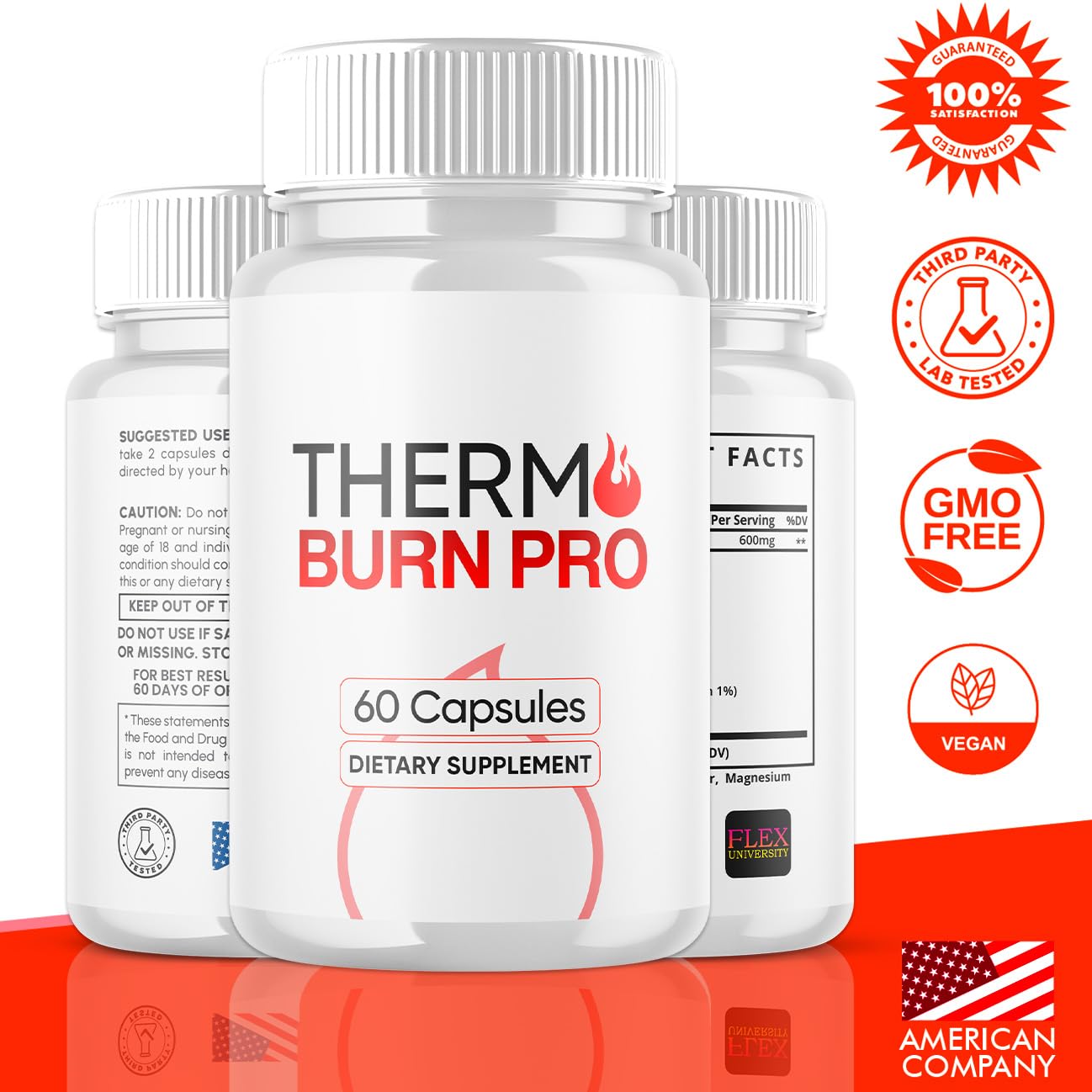 Flex University Thermo Burn Pro 60 Capsules