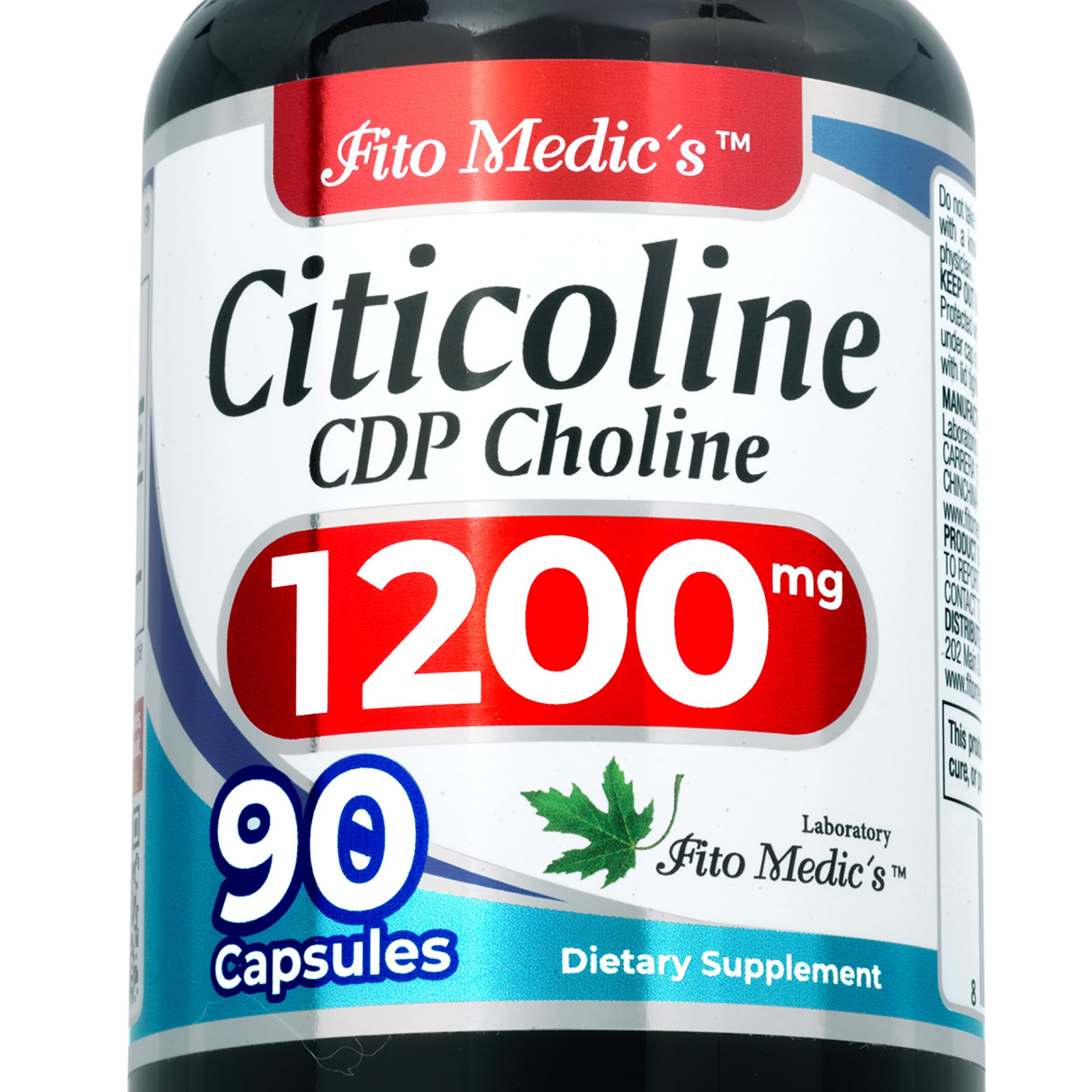 FITO MEDIC'S Choline Citicoline Capsules 90 Count