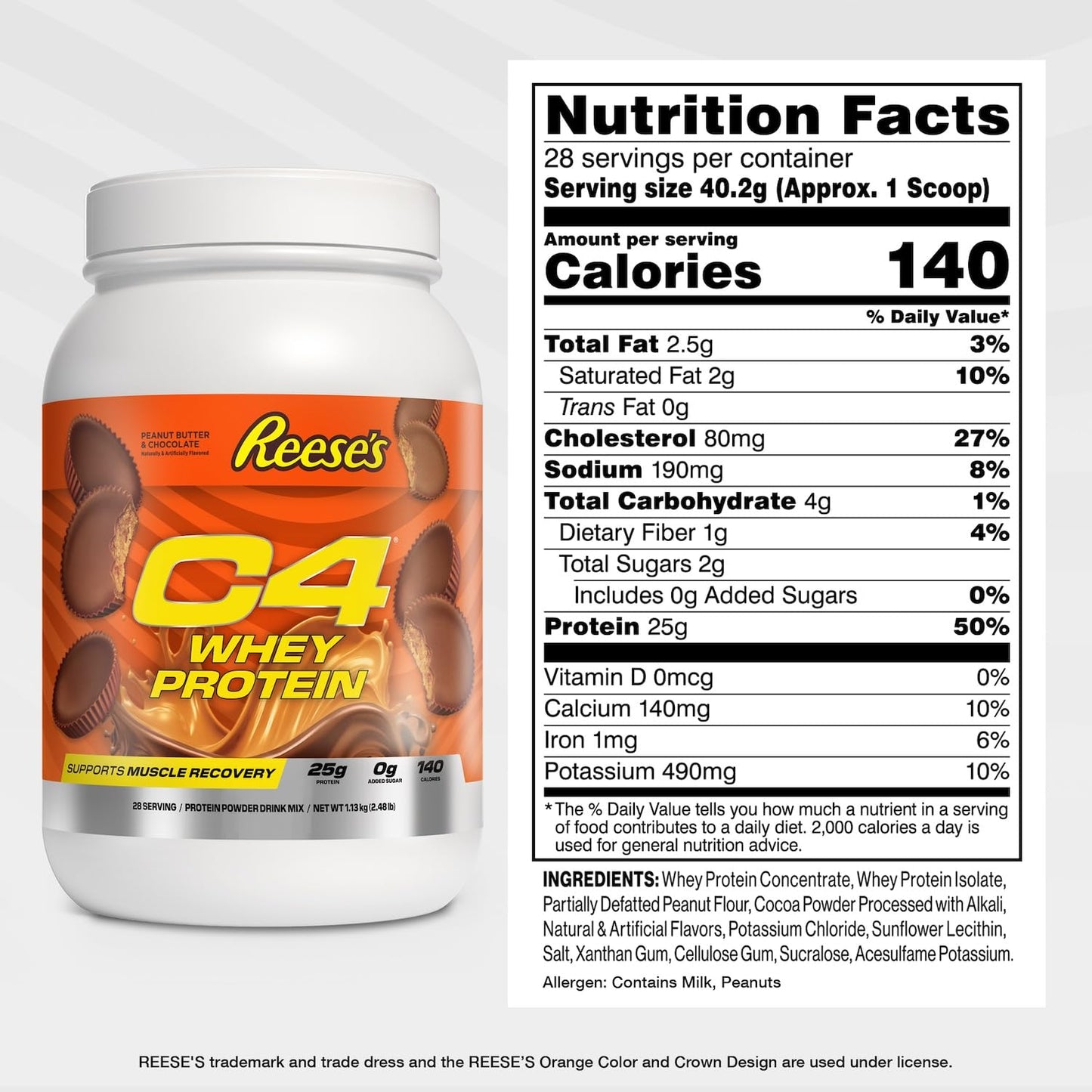 C4 Whey Protein Powder 39.7 oz