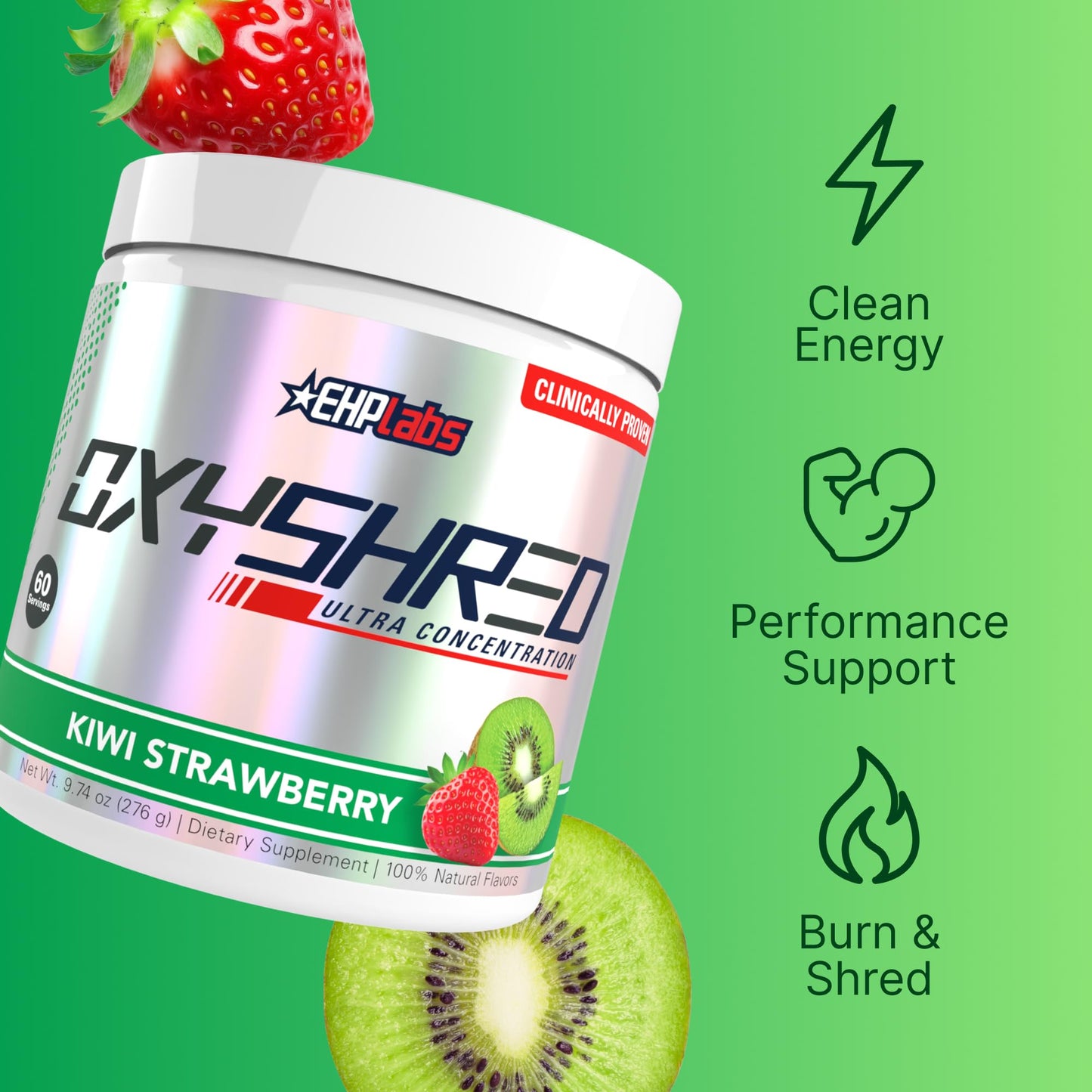 EHP Labs OxyShred Pre Workout Powder 8.9 Ounce