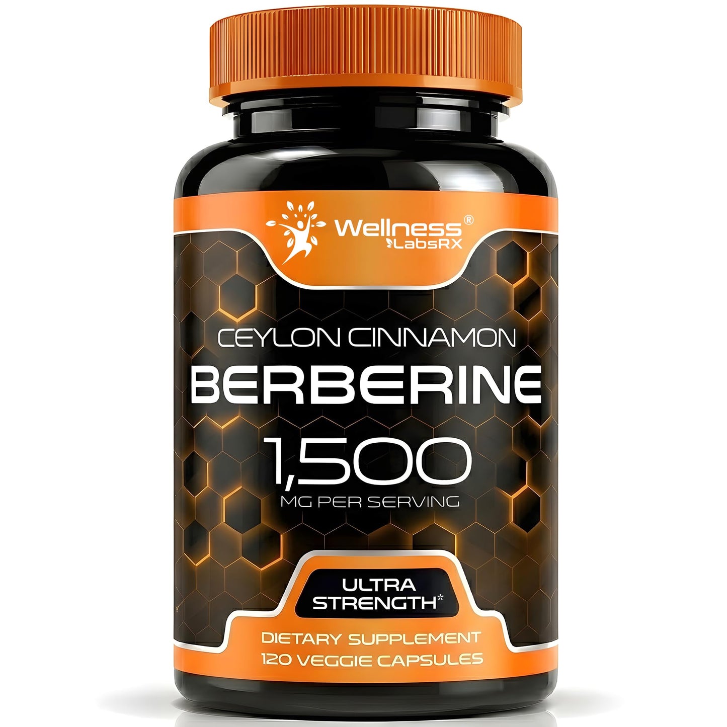 WELLNESS LABSRX Berberine 1000mg Capsule, 120 Count