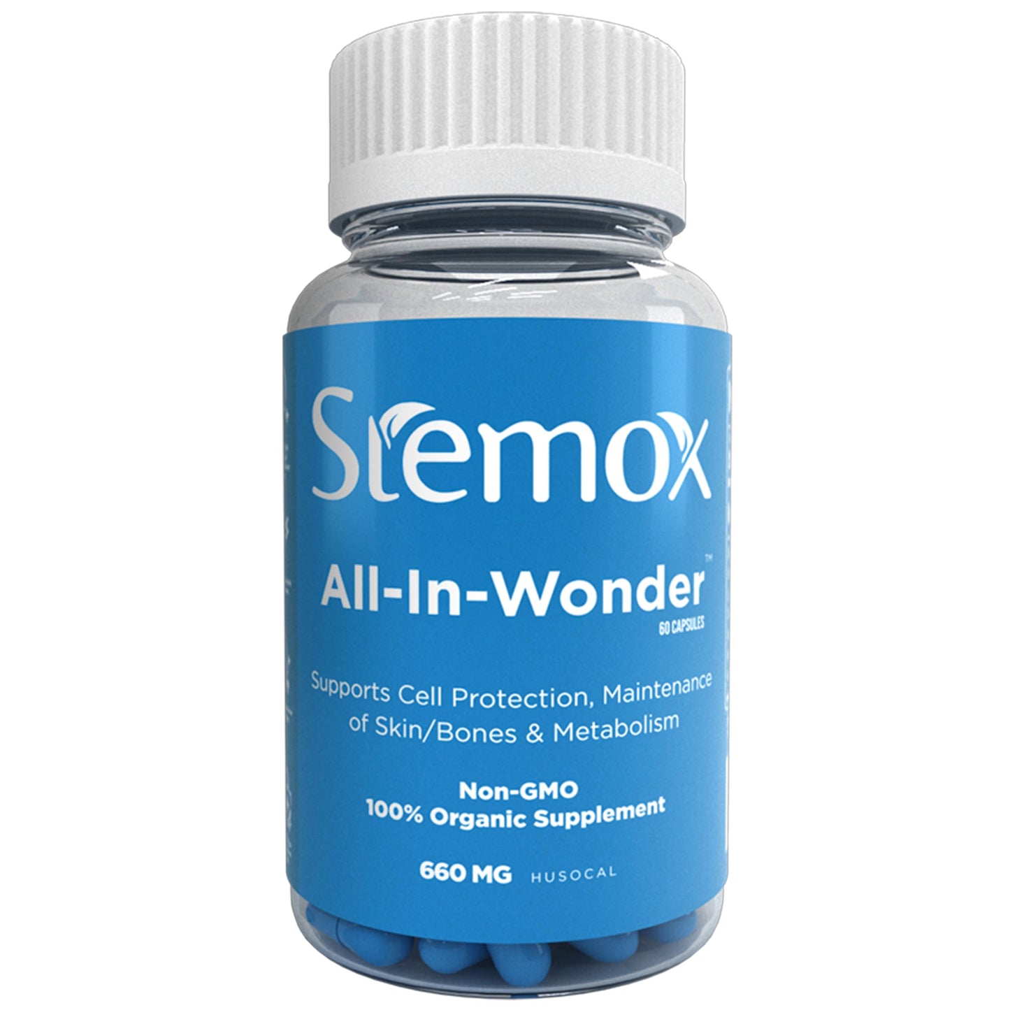 Stemox All-in-Wonder Immunity & Wellness Support with Transresveratrol, L-Lysine, and Vitamin B6 – 60 Capsules