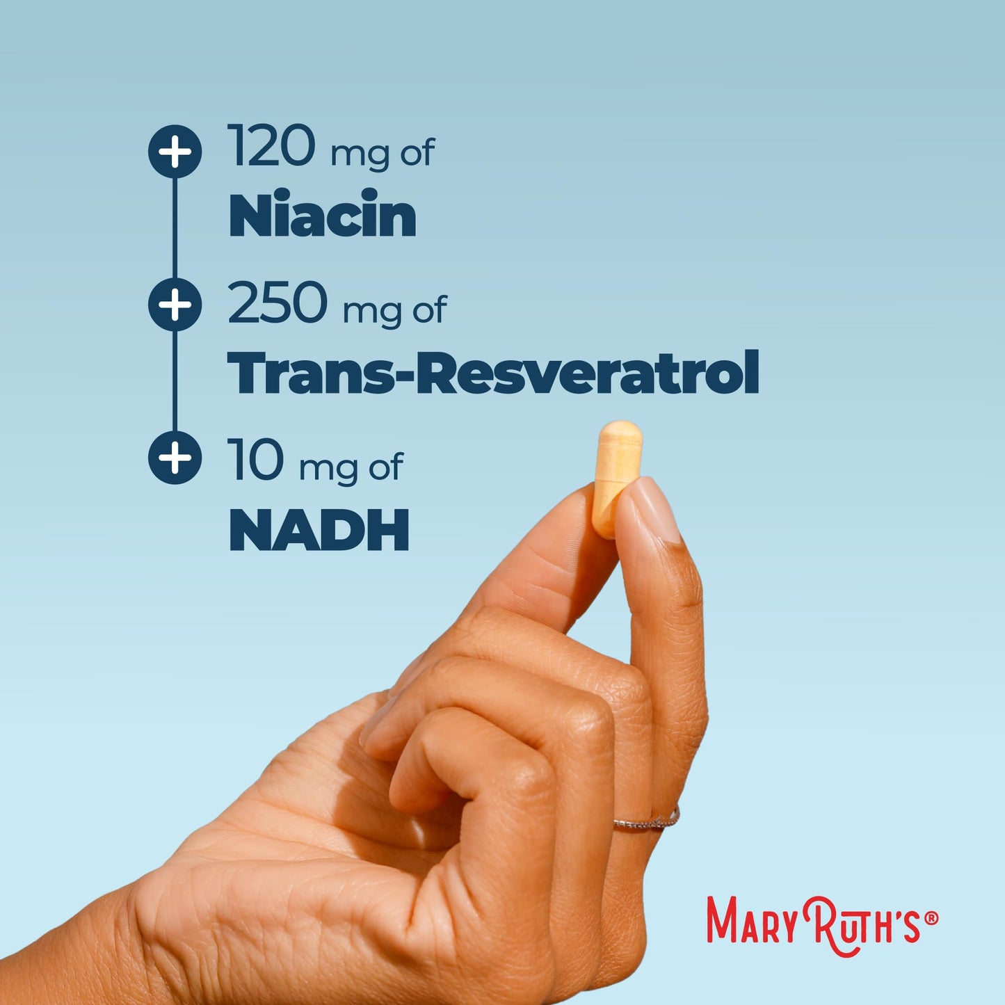 MARYRUTH'S NADH Capsules 30 Count