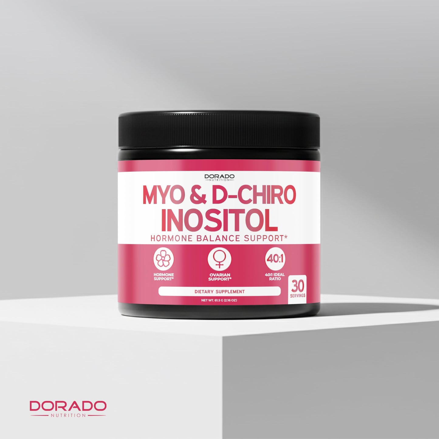 DORADO NUTRITION Myo-Inositol & D-Chiro Inositol Supplement Powder, 2.17 Ounce