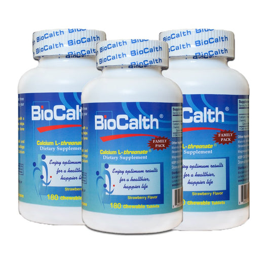 GANGAN BioCalth Chewable Calcium L-threonate Tablets 540 Count