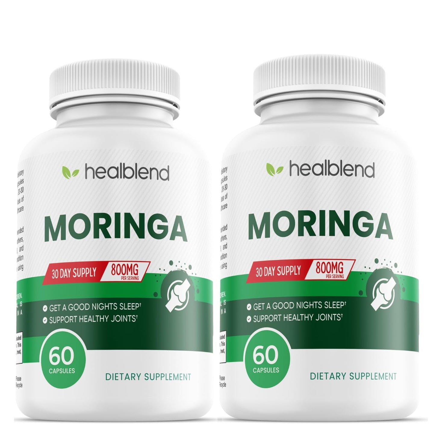 healblend Moringa Oleifera Leaf Powder Capsules, 60 Capsules