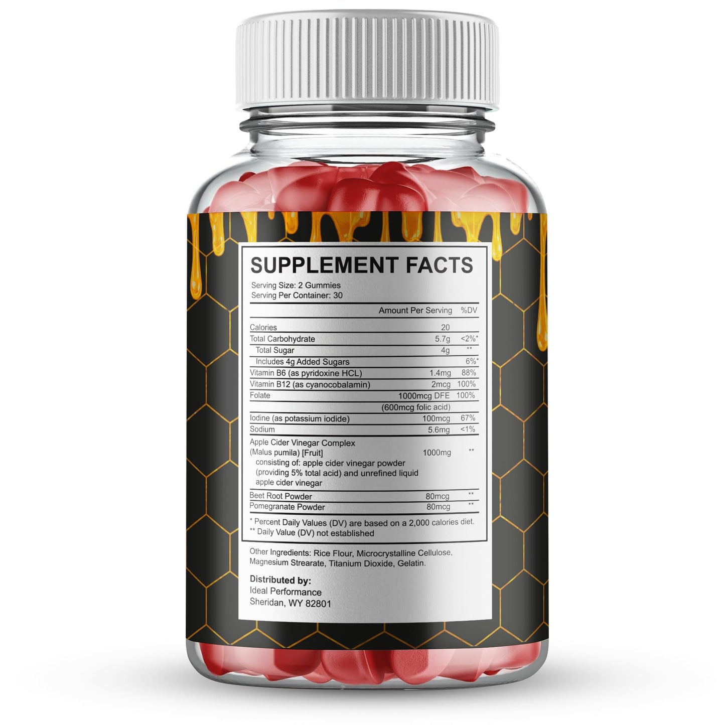 IDEAL PERFORMANCE Alpha Honey Gummies Gummy 300