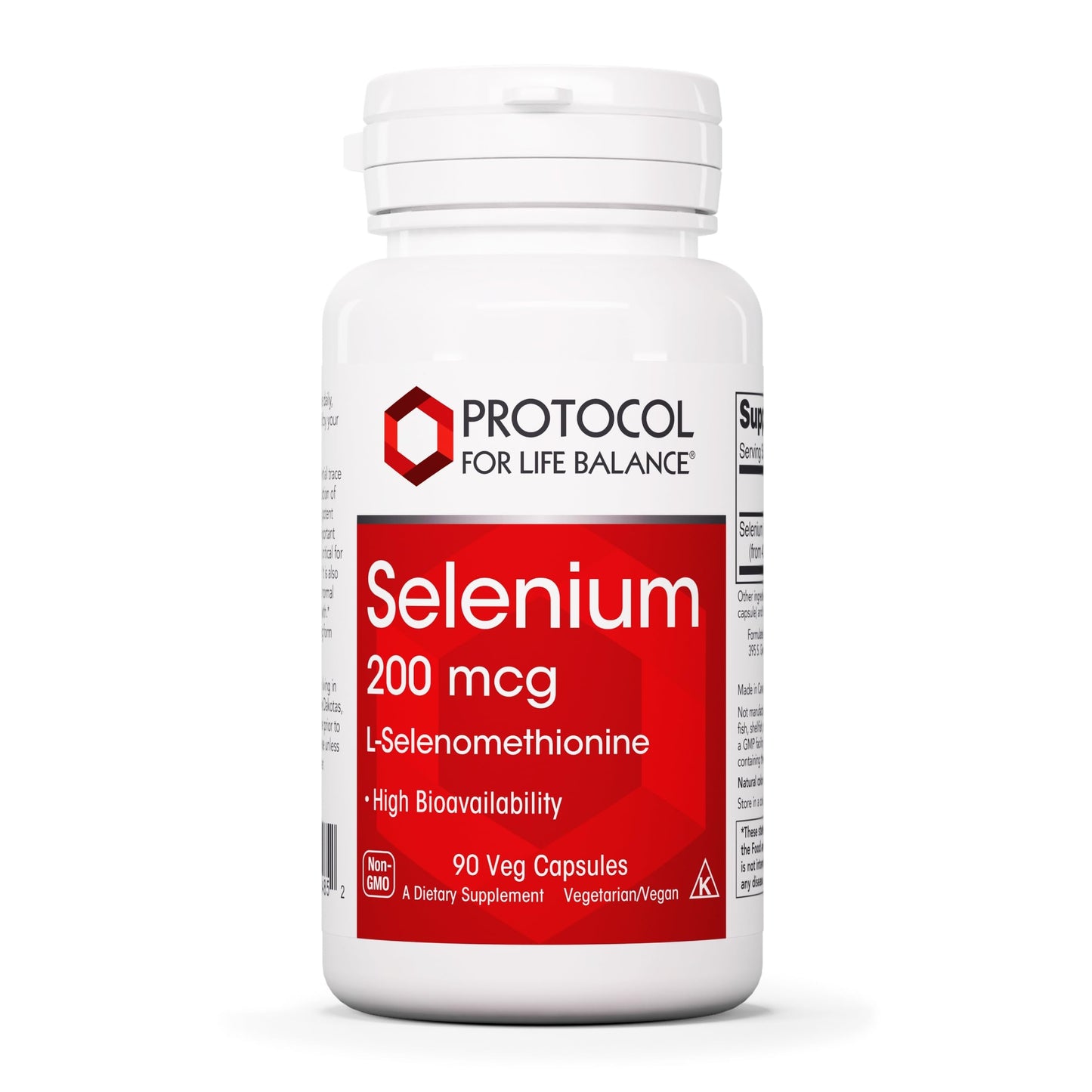 Protocol for Life Balance Selenium 200mcg Capsules 90