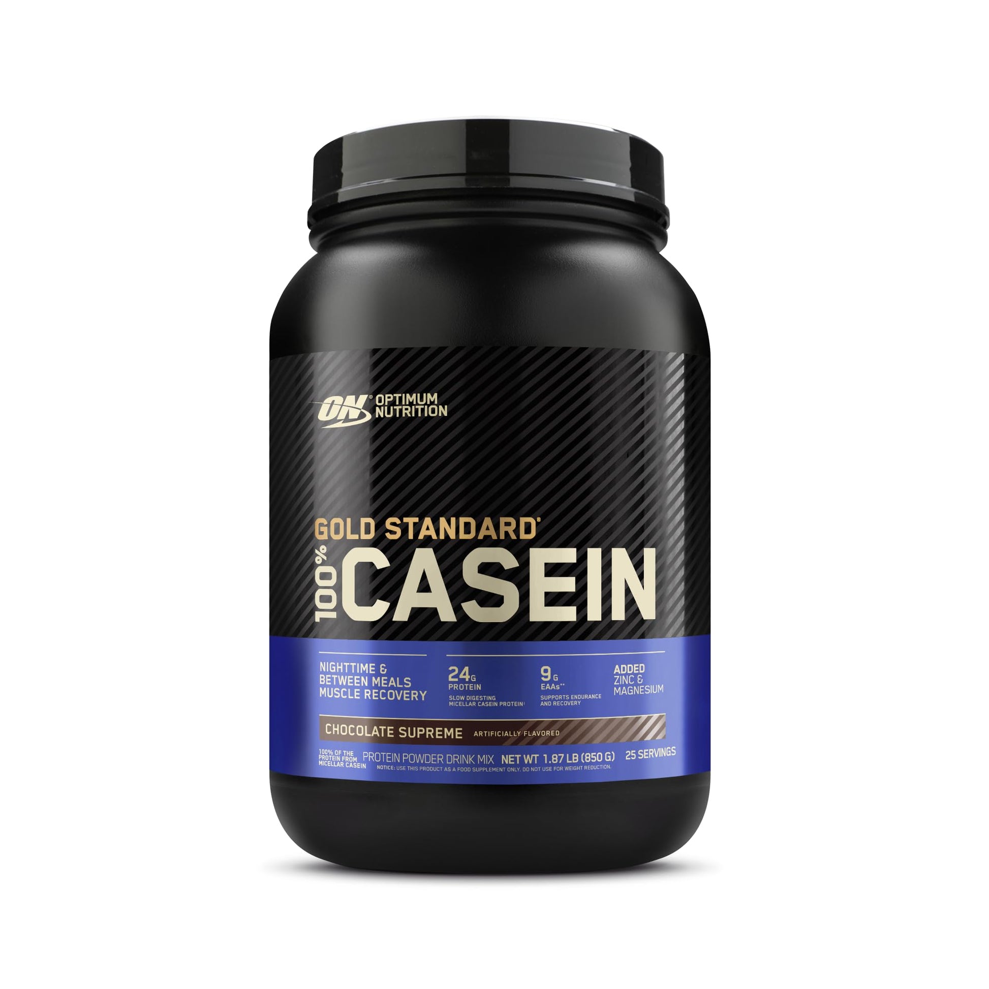 Optimum Nutrition Gold Standard 100% Casein Chocolate Protein Powder, 32 Servings