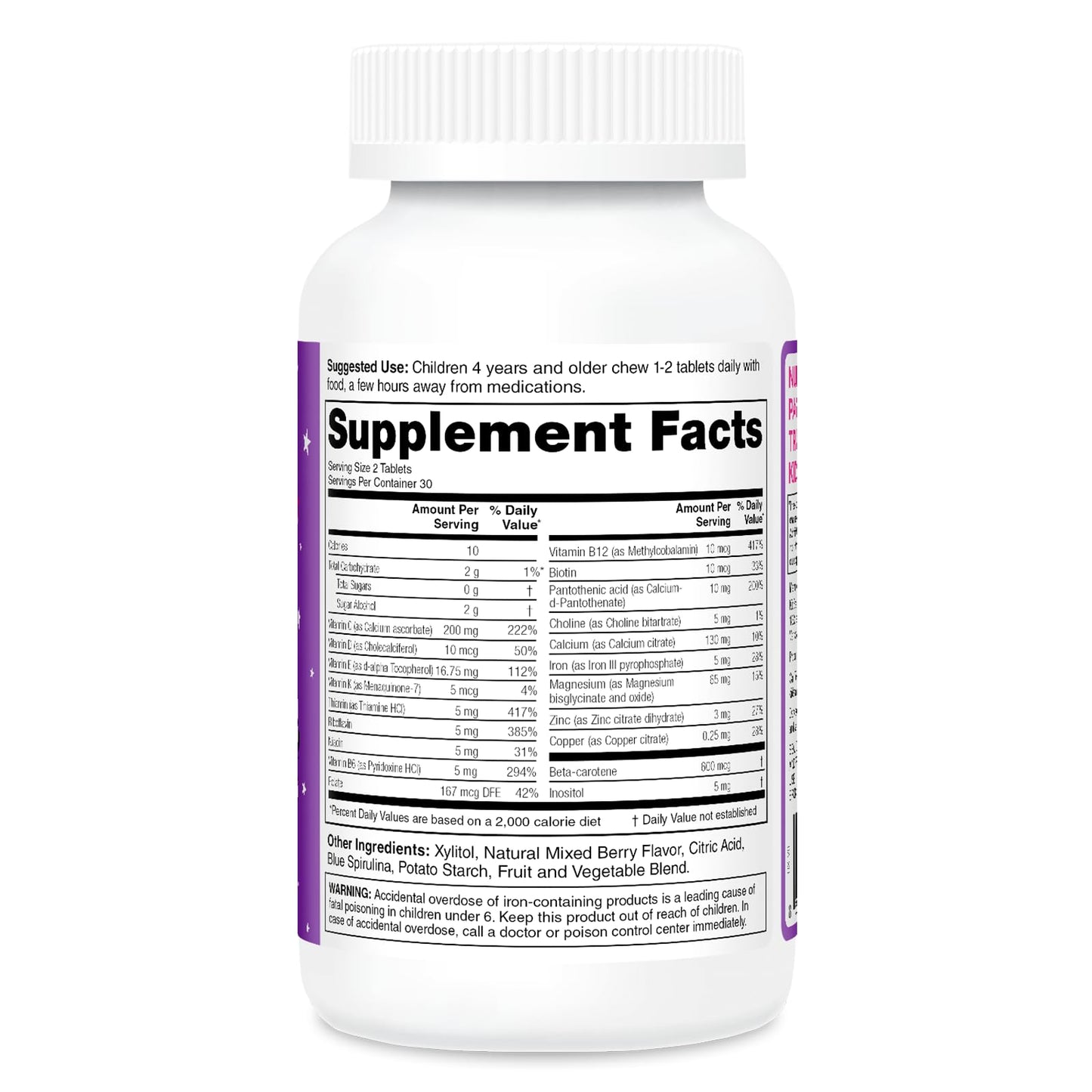 KidStar Nutrients StarMulti Tablets, 60 Tablets