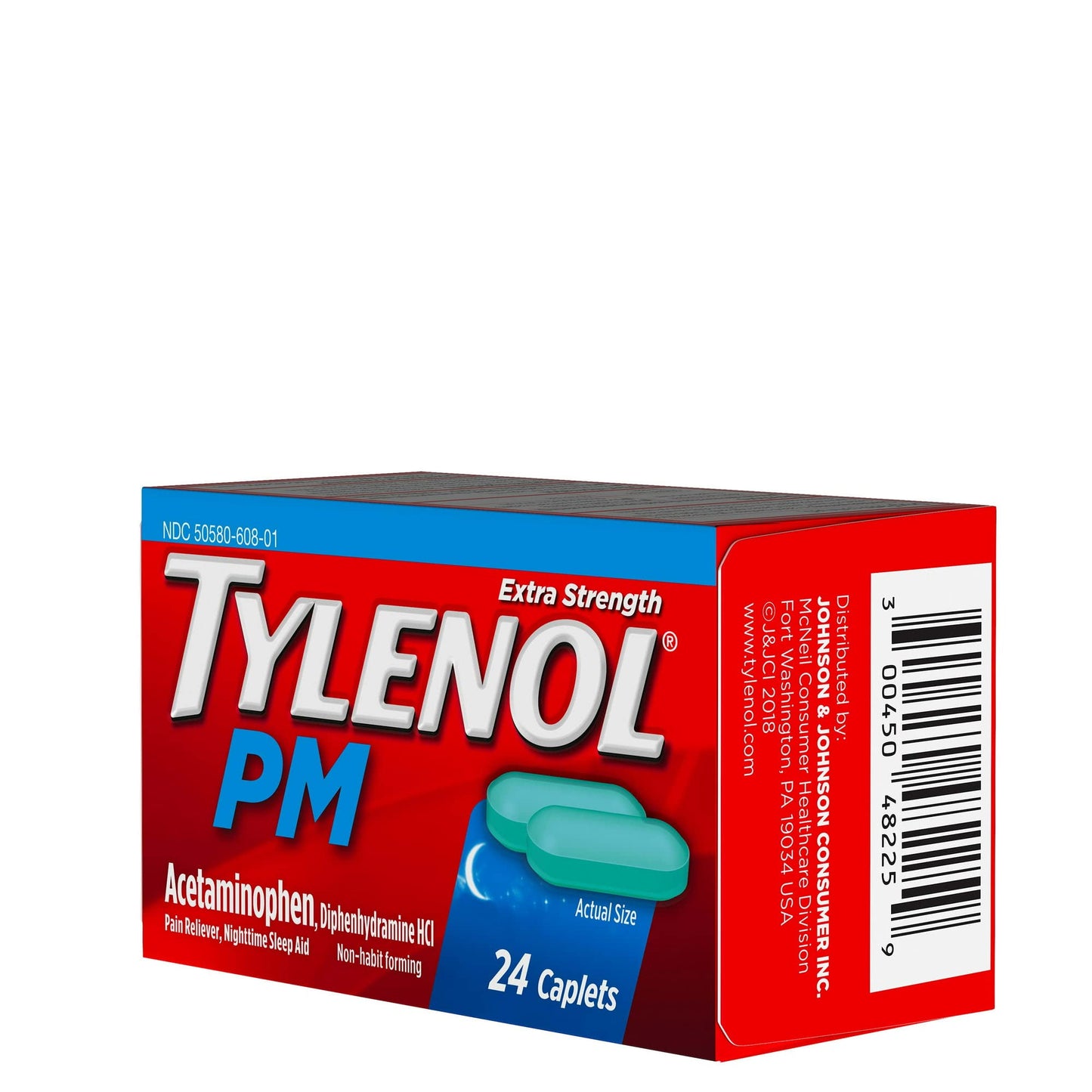 MORILIAR Tylenol PM Extra Strength Caplets 24