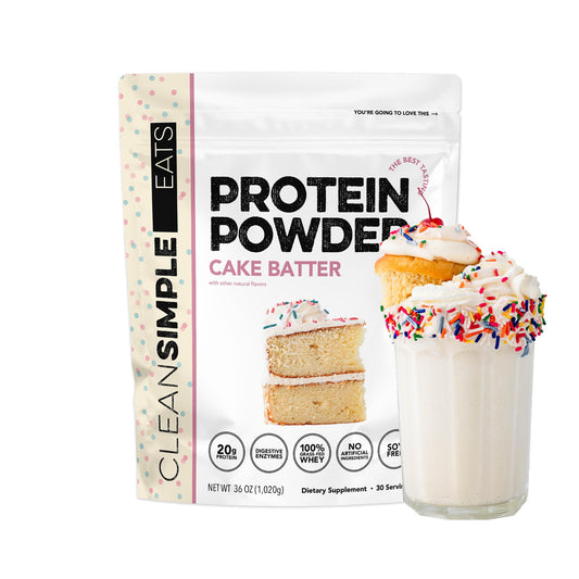 Clean Simple Eats Whey Isolate Protein Powder Cake Batter, 30 Servings