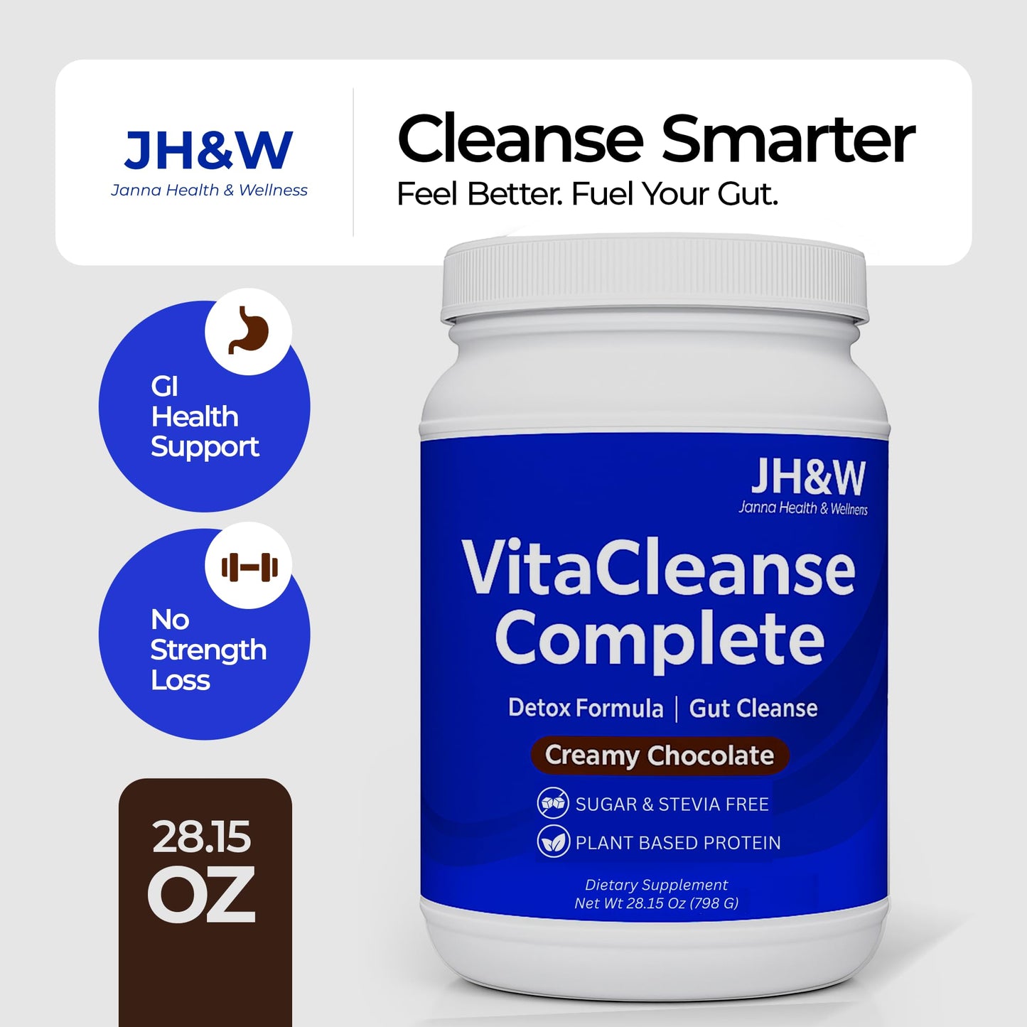 JANNA HEALTH & WELLNESS Premium Gut Cleanse with Turmeric & Pomegranate Powder 28.15
