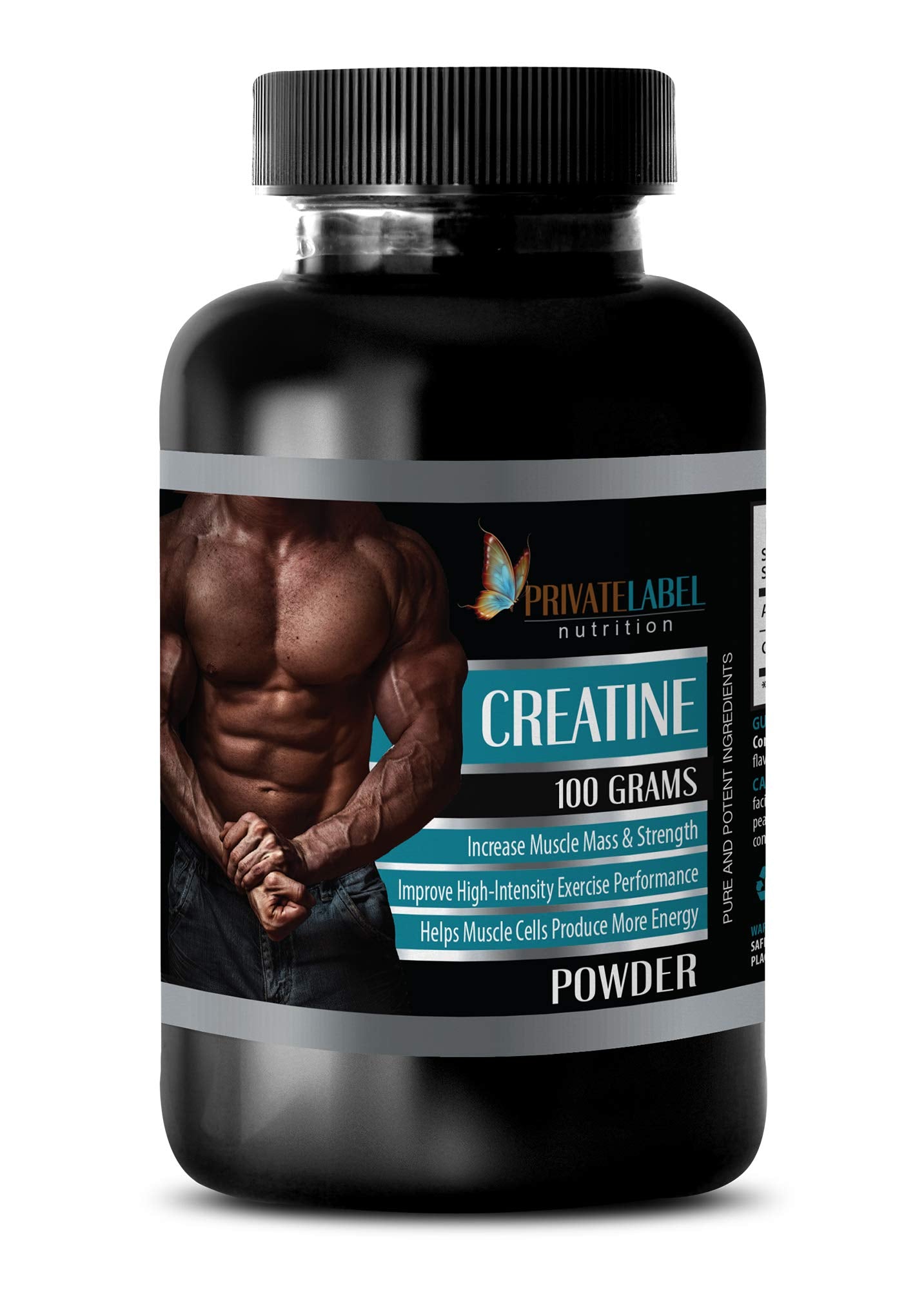 PRIVATE LABEL LLC Creatine Monohydrate Powder, 100 g, 1 Bottle