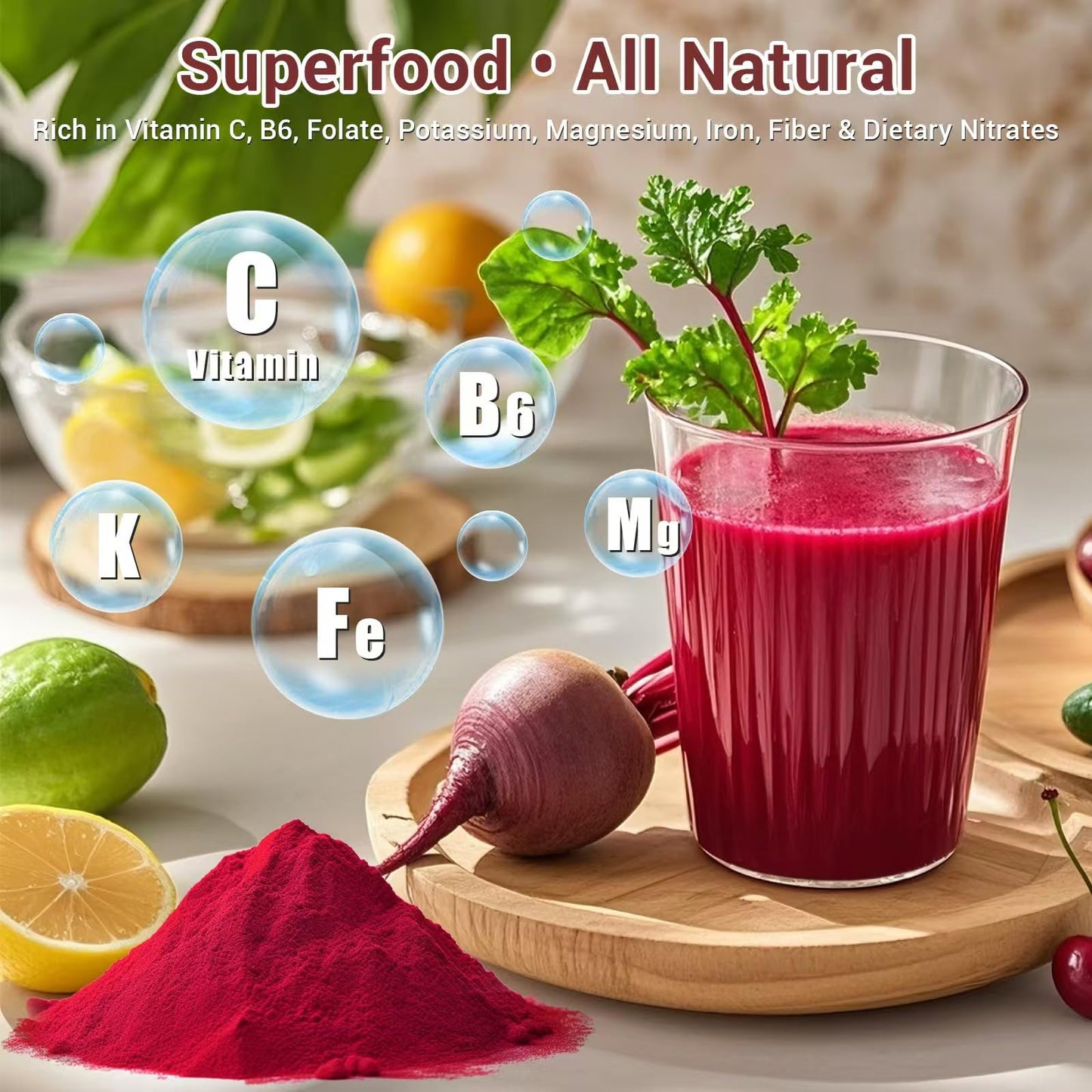 Luckycare Organic Beet Root Powder 16 oz